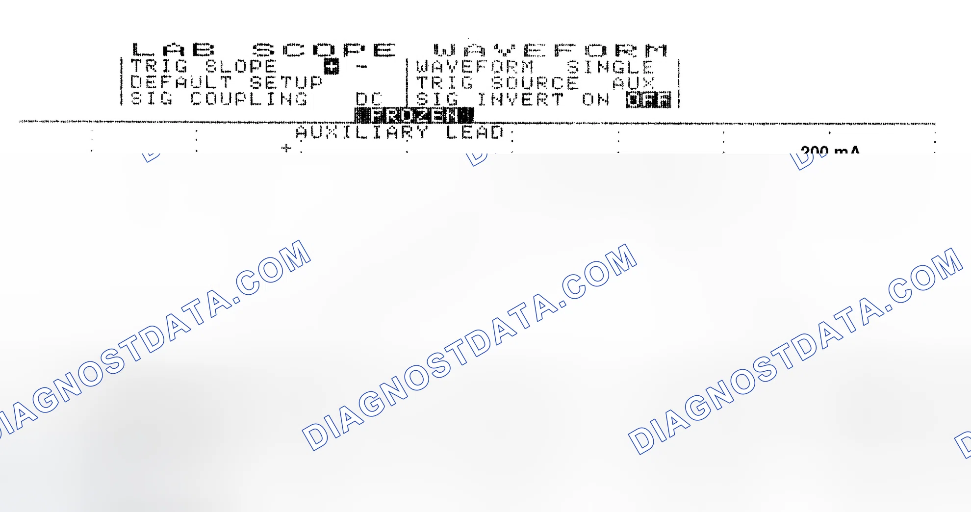 Scheme 13: Single Injector w/Normal Current Flow - Current Pattern