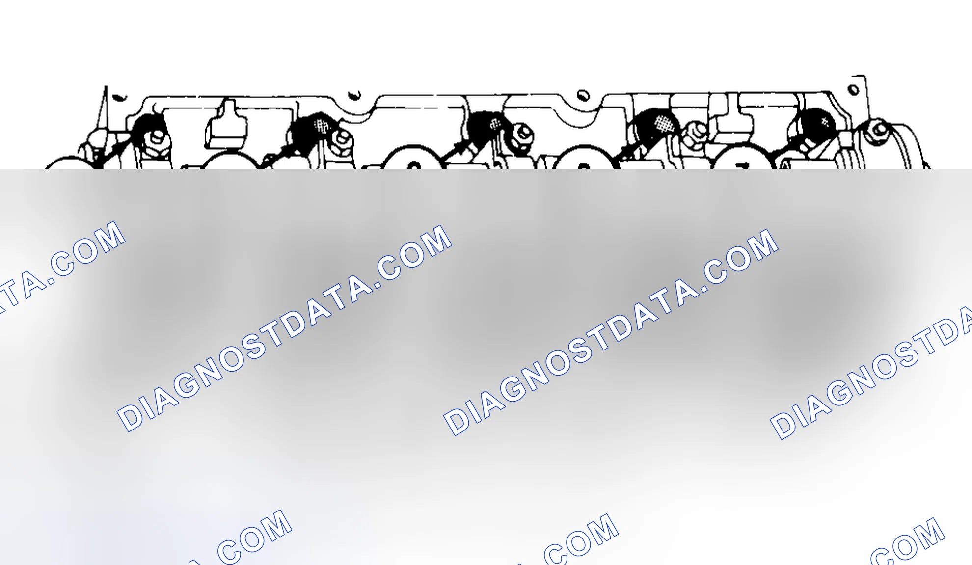 Scheme 7: Typical Cylinder Head Tightening or Loosening Sequence
