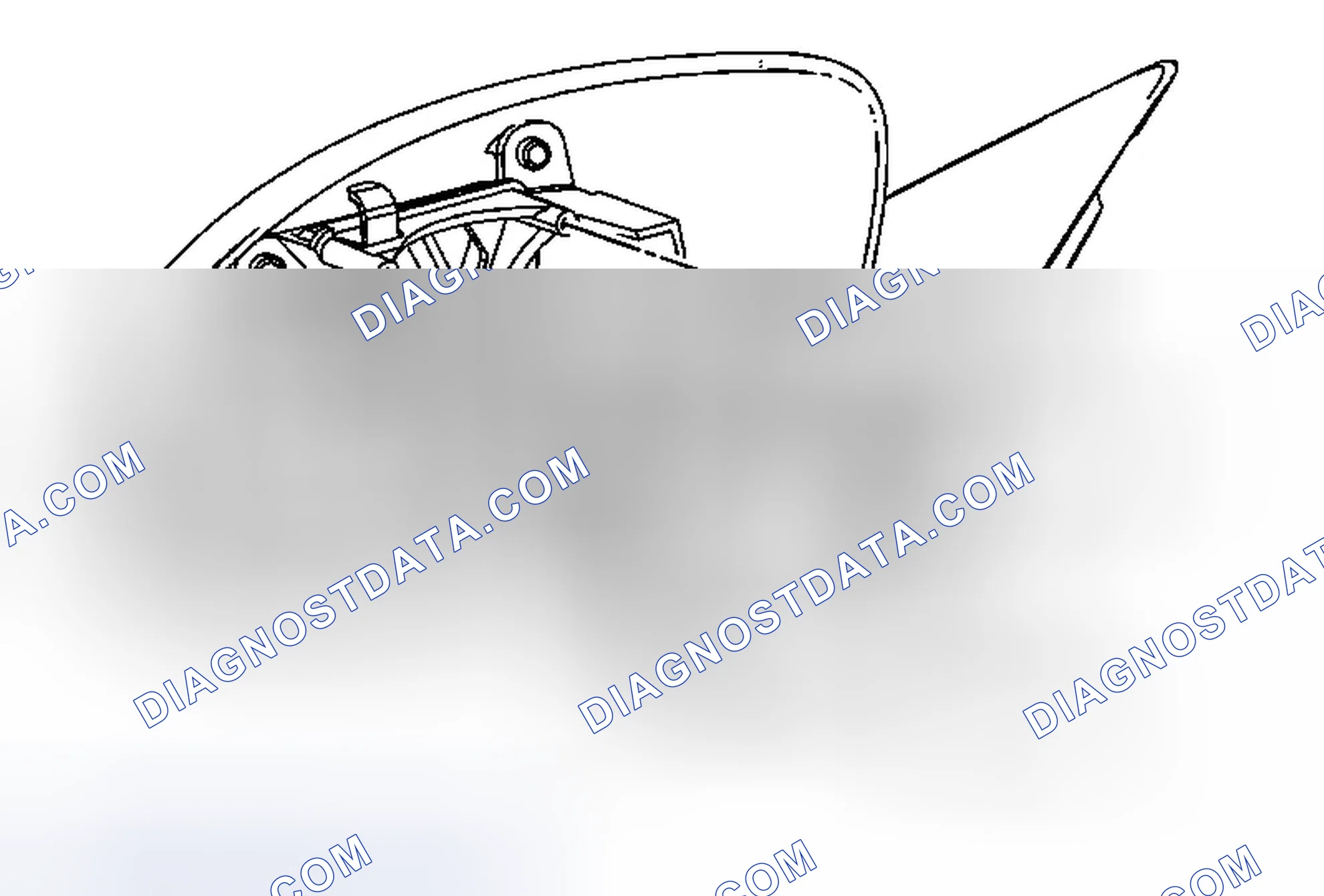 Scheme 11: Outside Rearview Mirror Motor Replacement