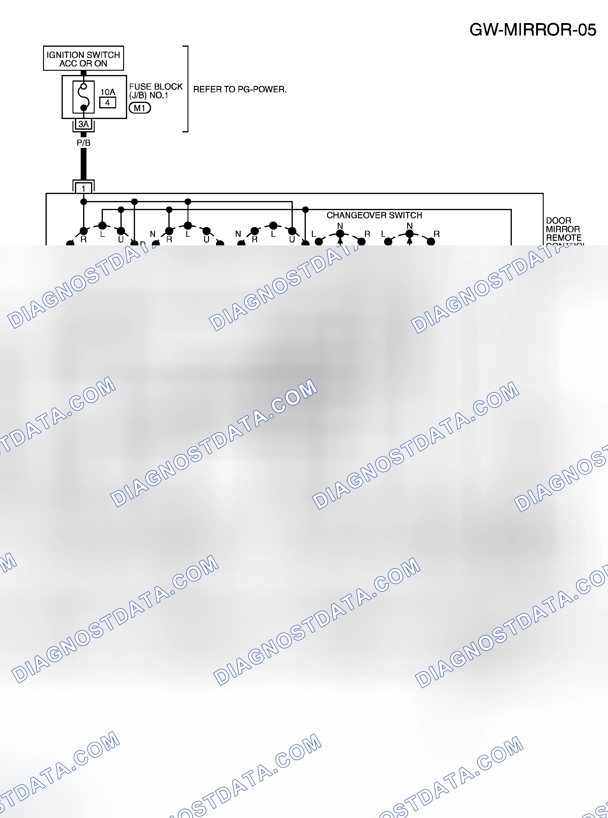 Scheme 210: Wiring Diagram-MIRROR