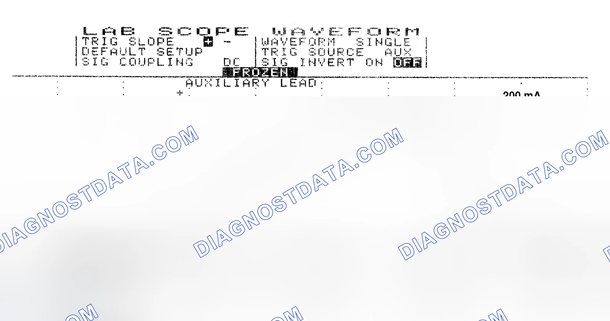 Scheme 13: Single Injector w/Normal Current Flow - Current Pattern