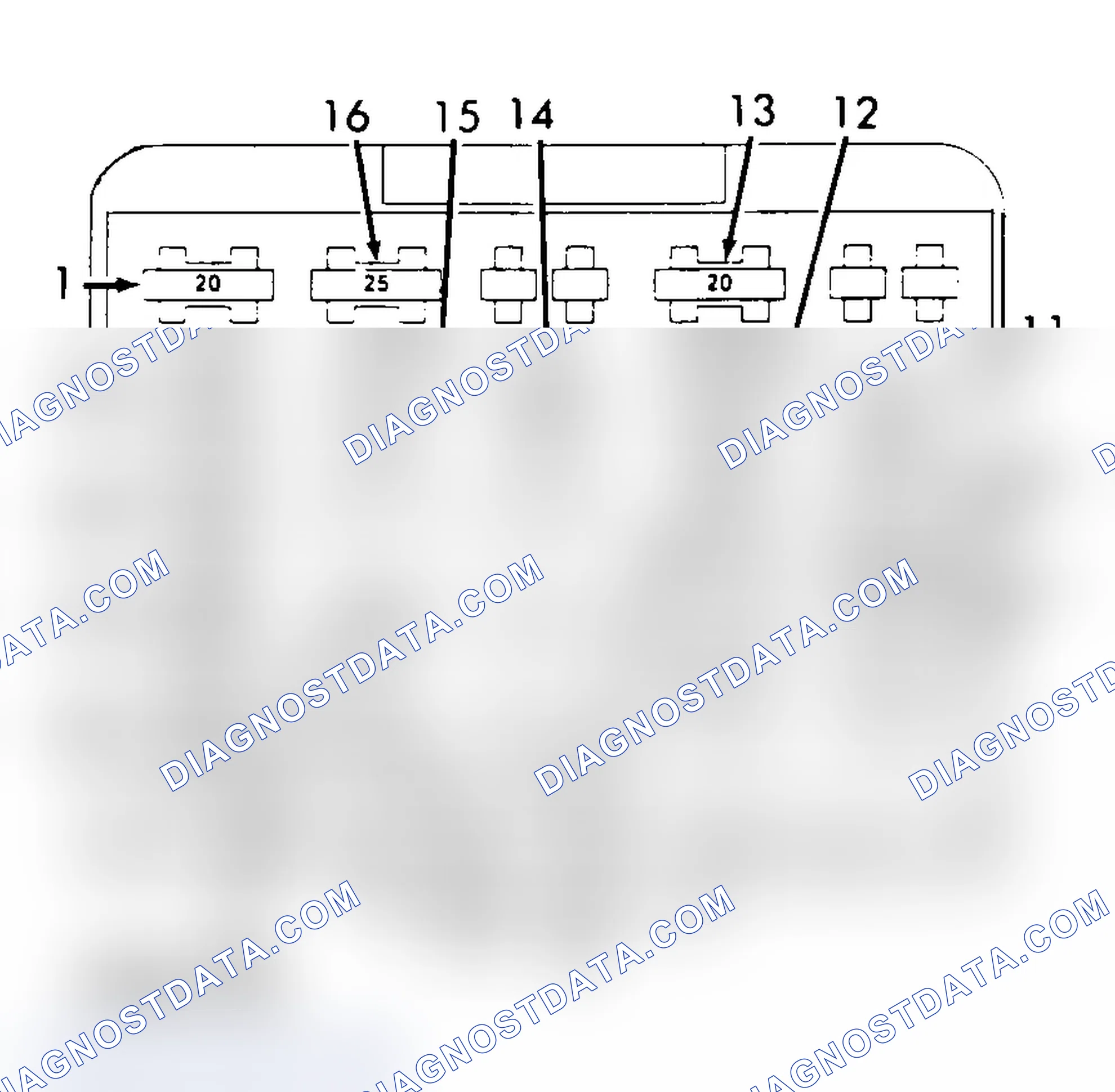 Scheme 7: FUSE PANEL IDENTIFICATION (1990-91 SKYLARK)