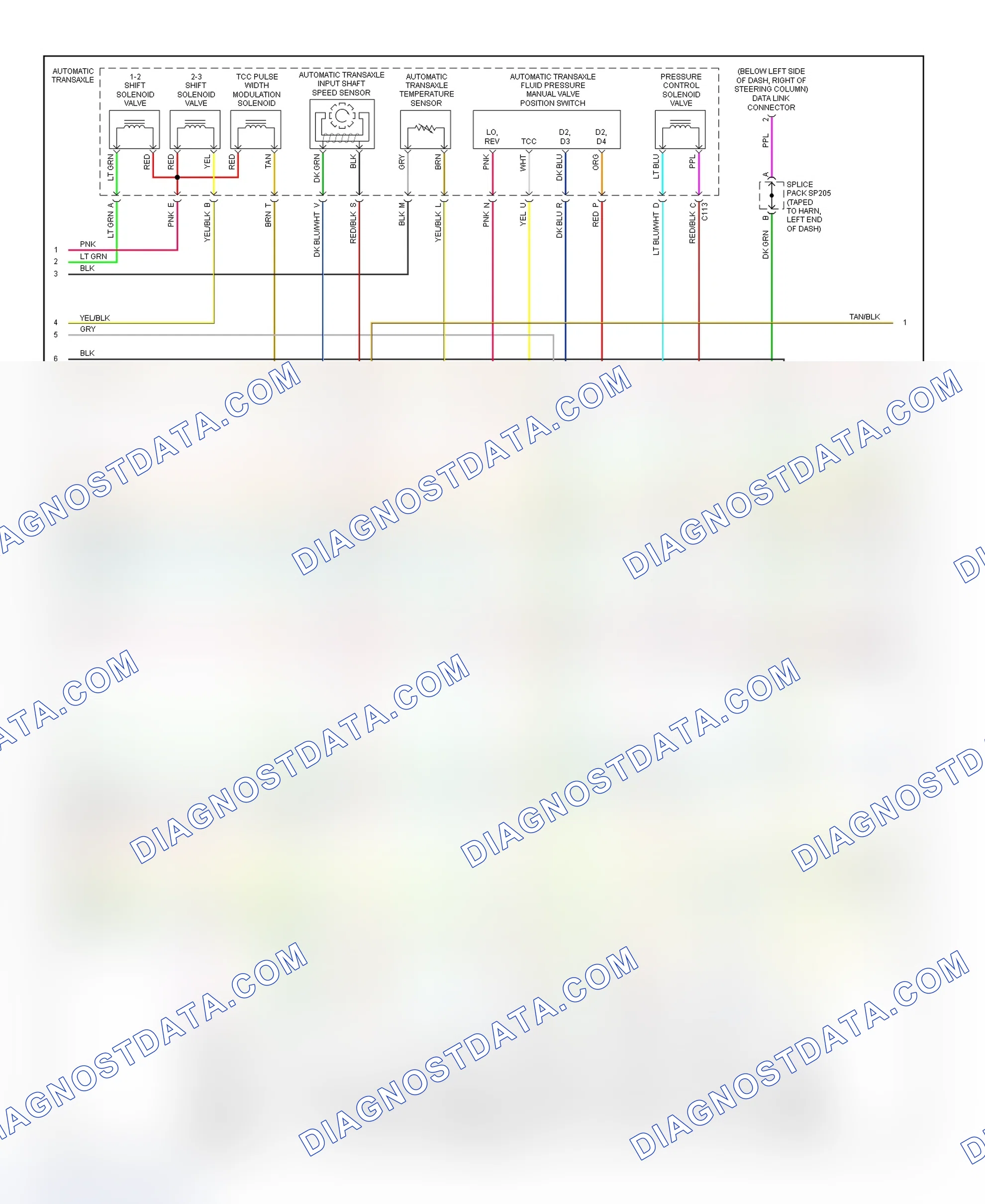 Scheme 172: PCM Wiring Diagram (Impala & Monte Carlo - 3.8L - 2 Of 4)
