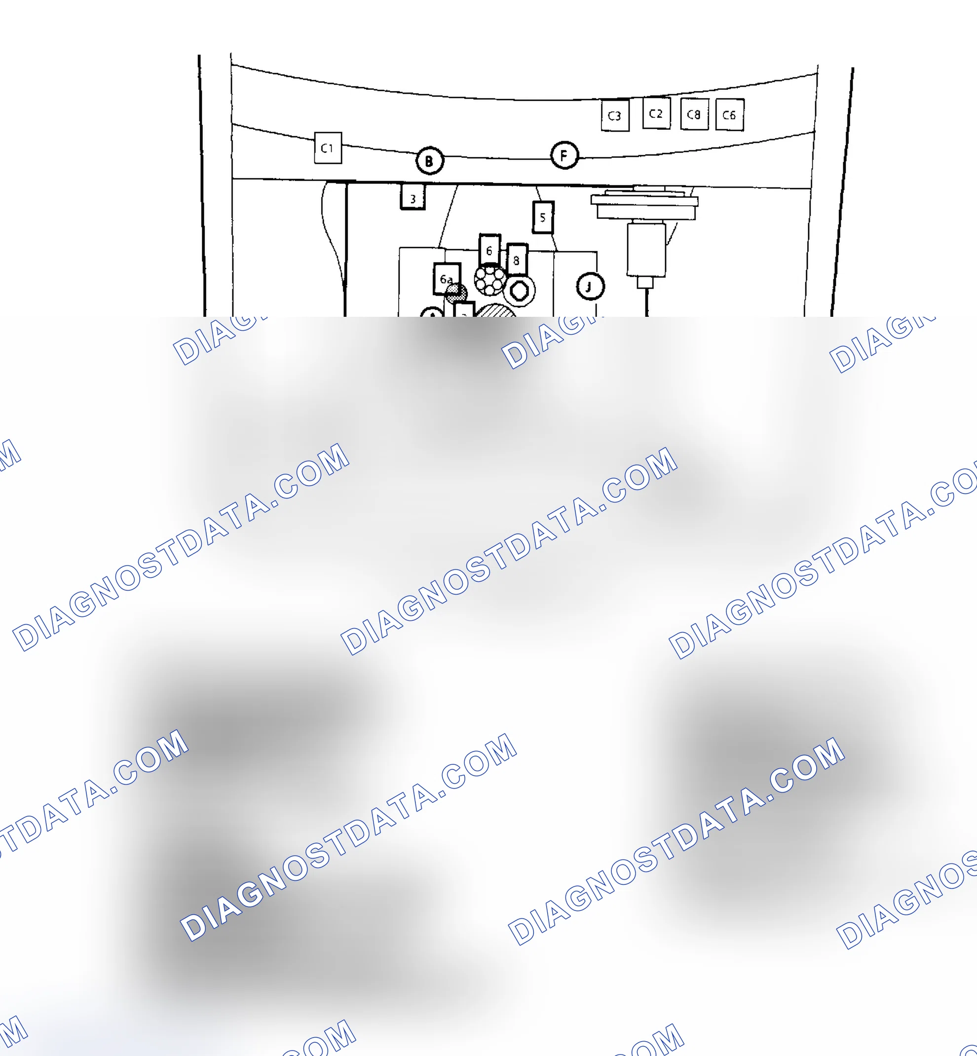 Scheme 149: Component Locations for "C/K" Series 4.3L