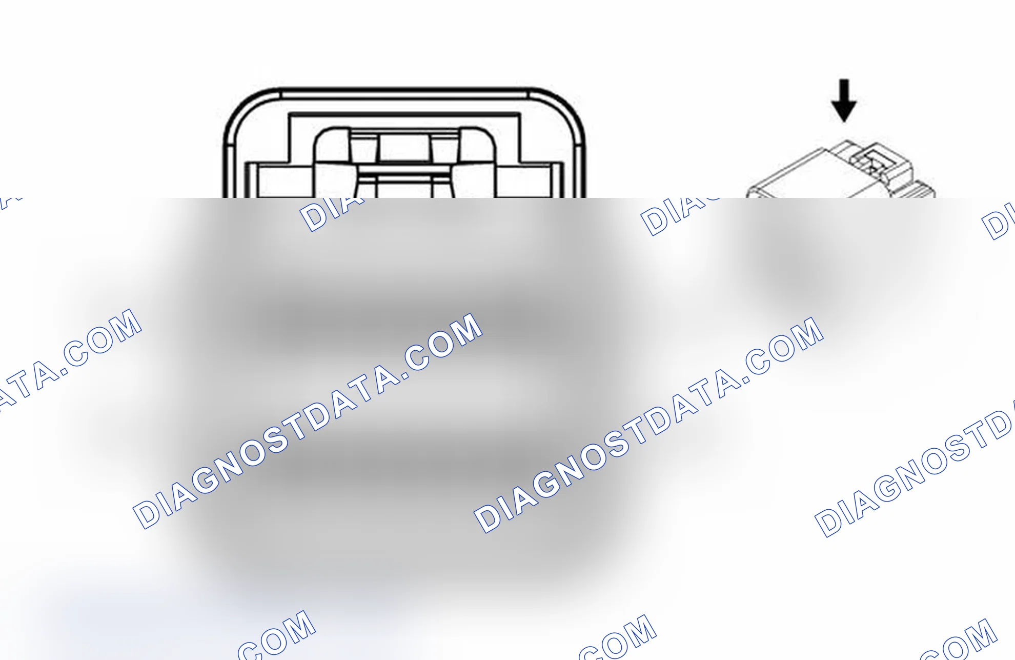Scheme 124: A/T Shift Lock Control Assembly Connector
