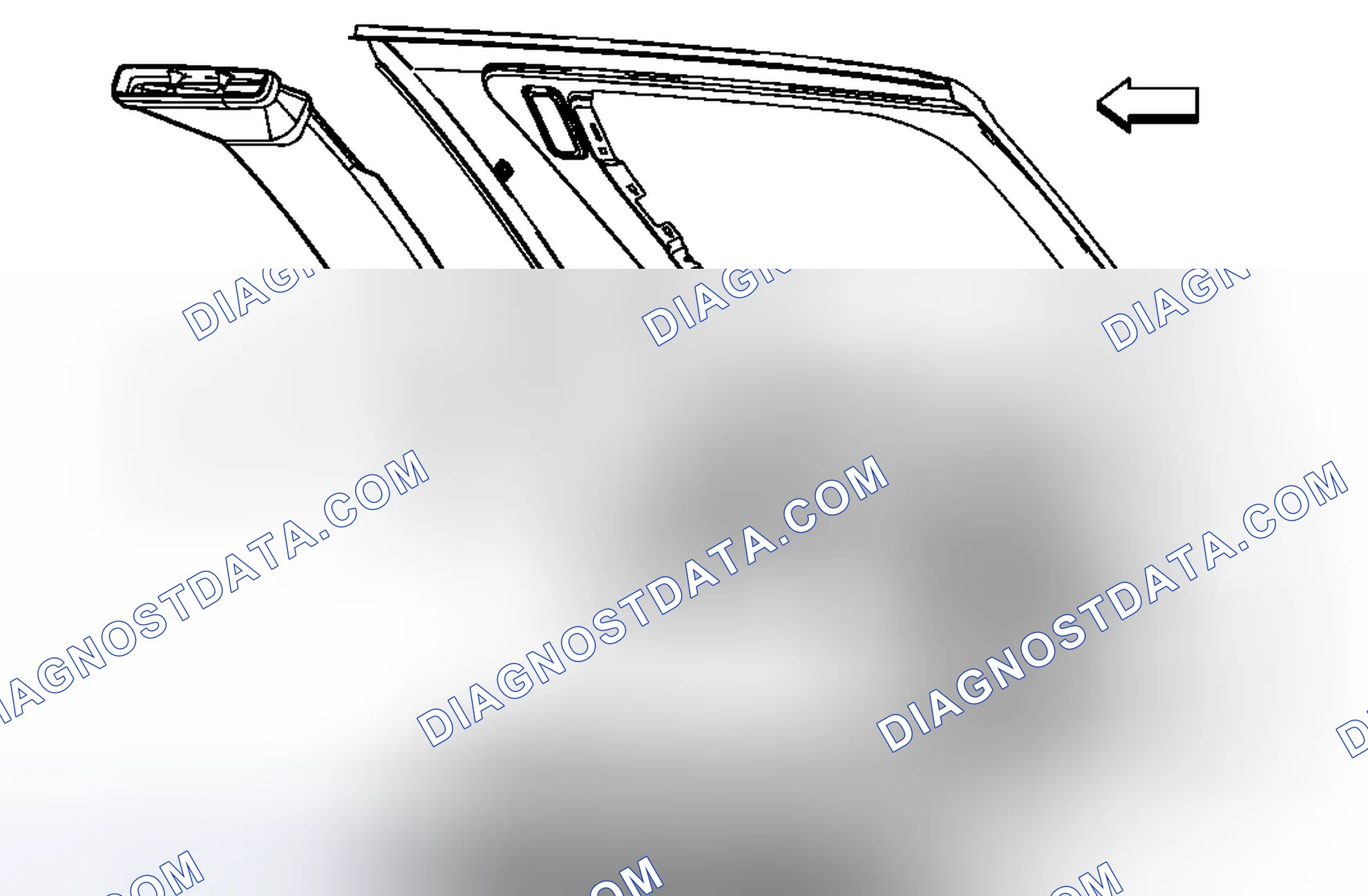 Scheme 44: Auxiliary Air Distributor Duct Replacement (Upper/Extended Wheelbase)