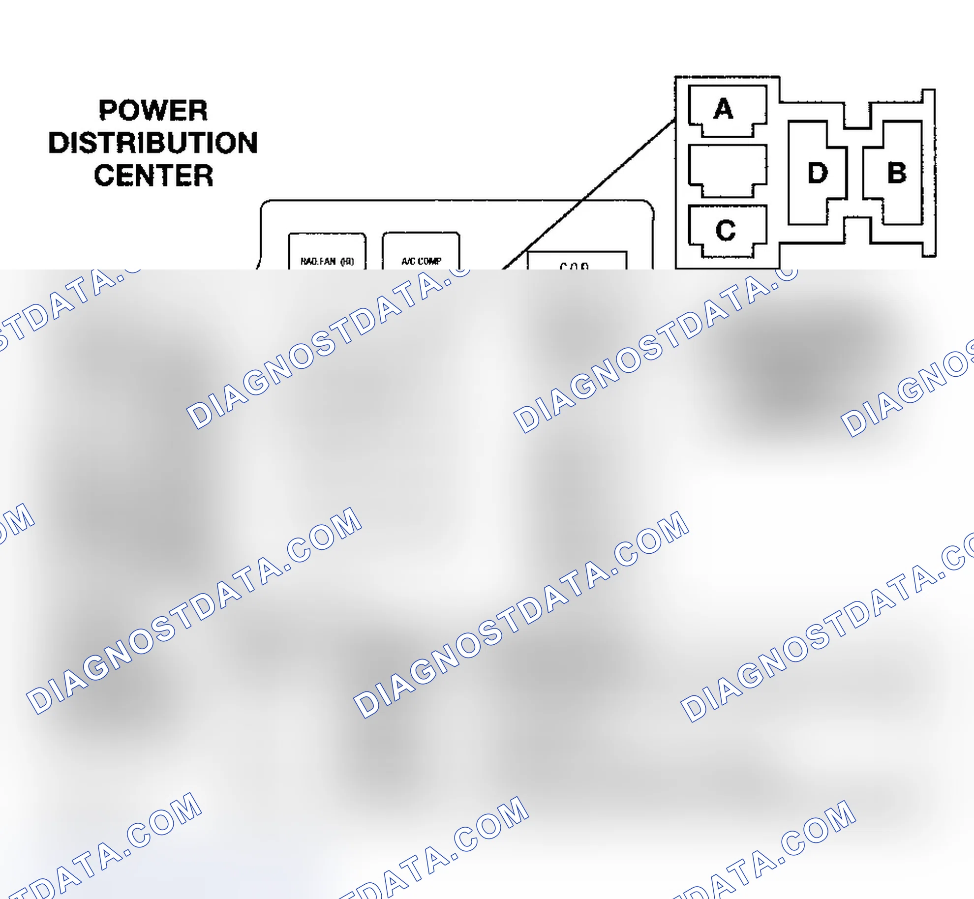 Scheme 43: TEST TC-92A - LOW SPEED FAN CONTROL RELAY CIRCUIT