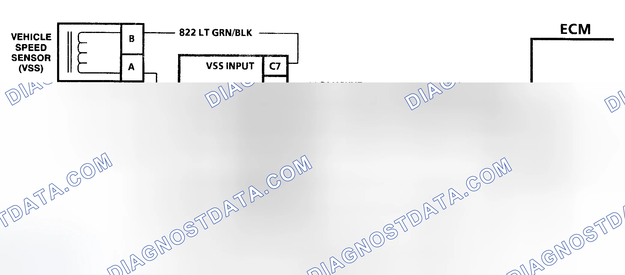Scheme 14: Code 24 Schematic ("C" & "K" Series 5.7L M/T) Vehicle Speed Sensor