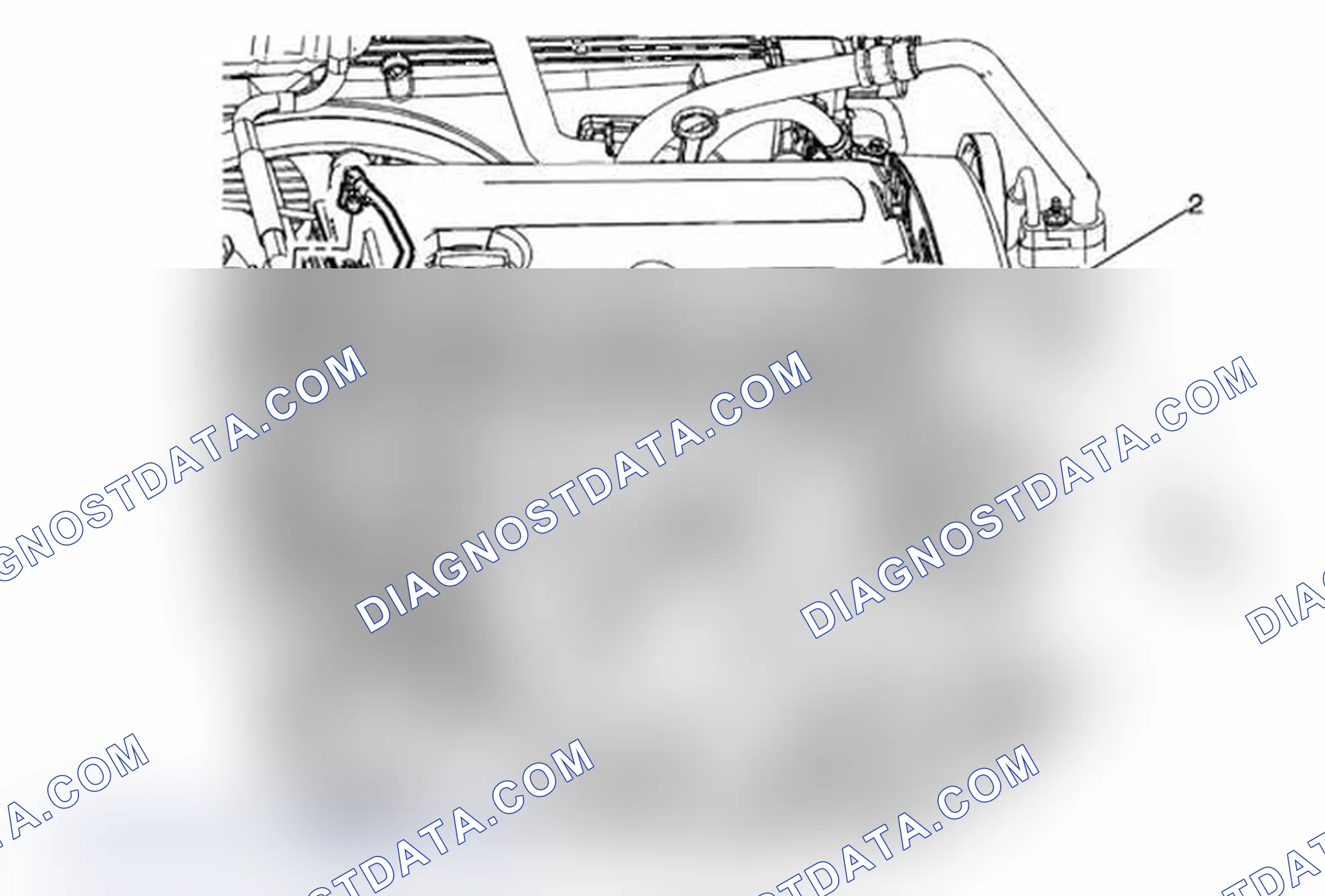 Scheme 16: Throttle Body Heater Inlet Pipe Replacement (2H0)