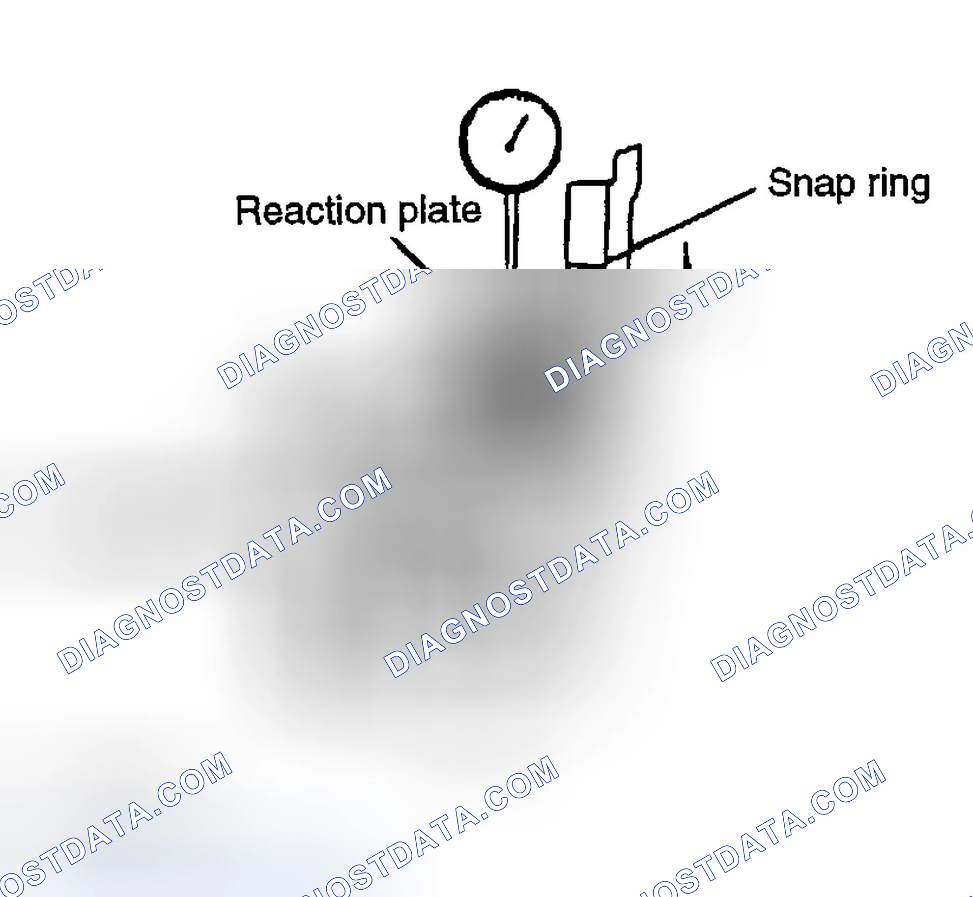 Scheme 26: BRAKE REACTION PLATE END PLAY ADJUSTMENT
