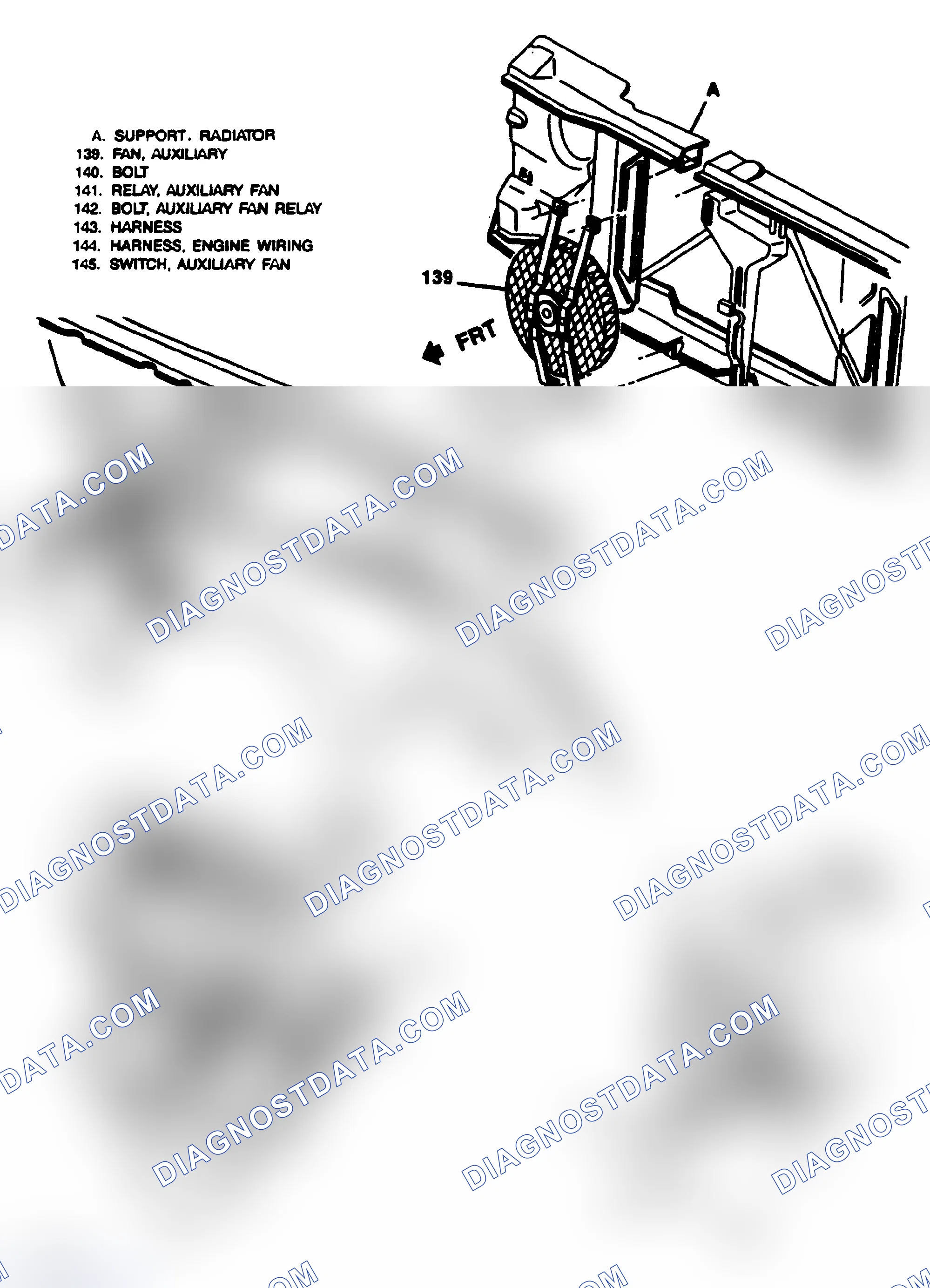 Scheme 2: Auxiliary Coolant Fan (Removal & Installation)