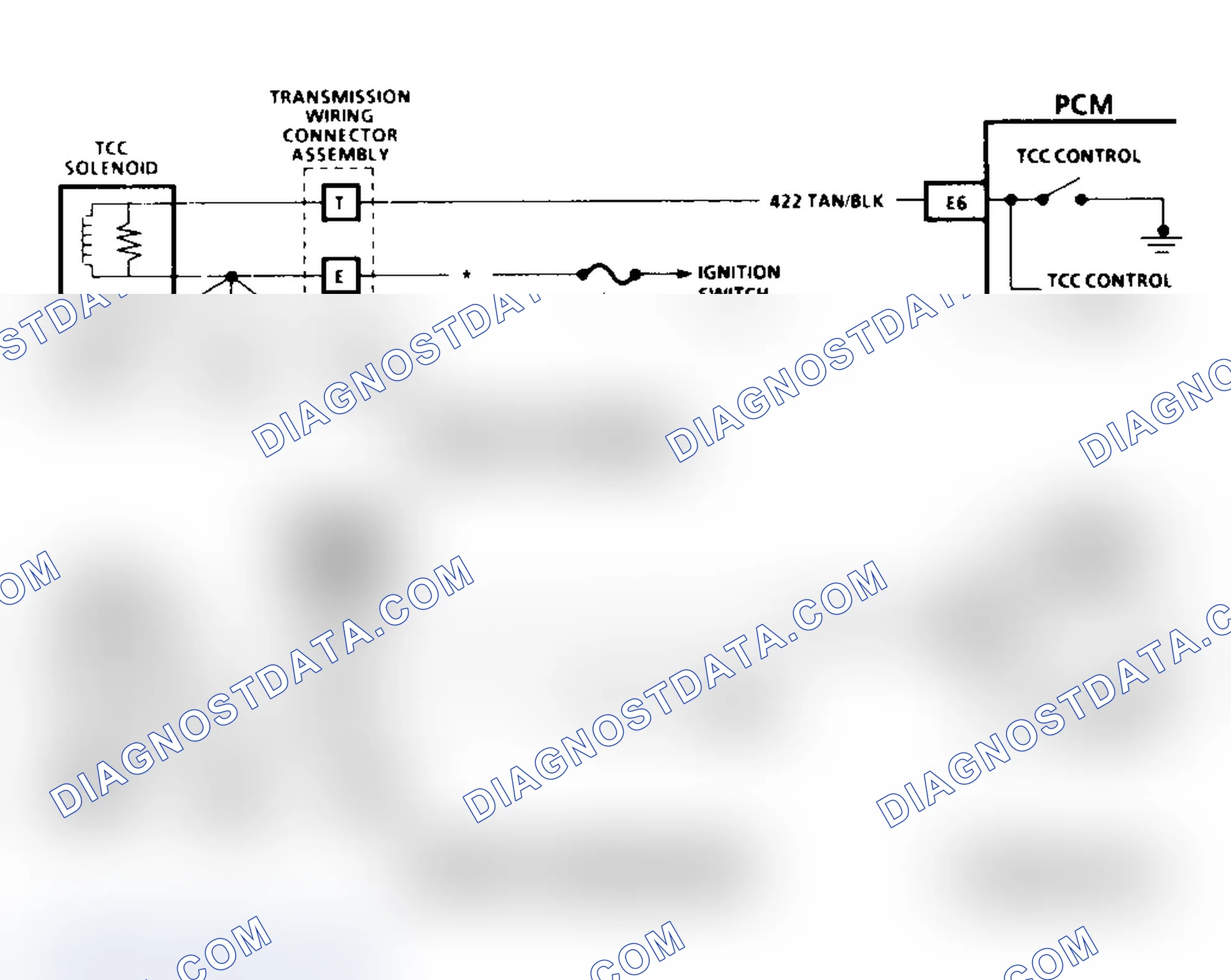 Scheme 442: Code 67 Schematic (4L60-E Gasoline) TCC Solenoid Circuit Check