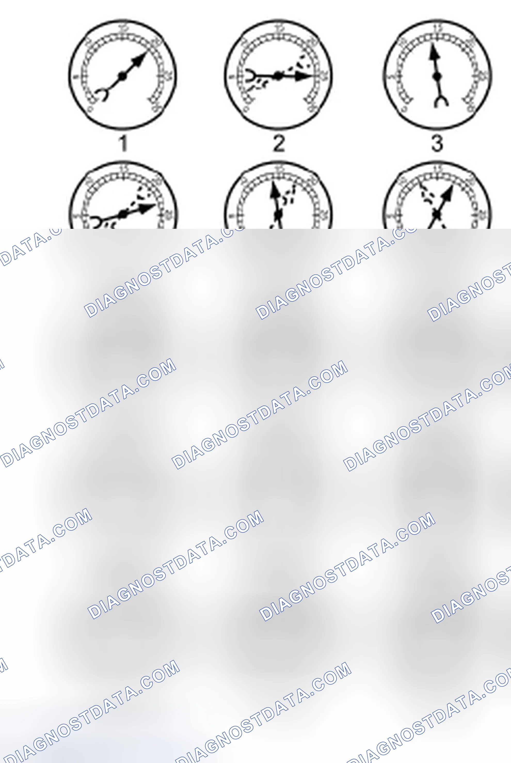 Scheme 1417: Intake Manifold Vacuum Test - Interpreting Vacuum Gauge Readings