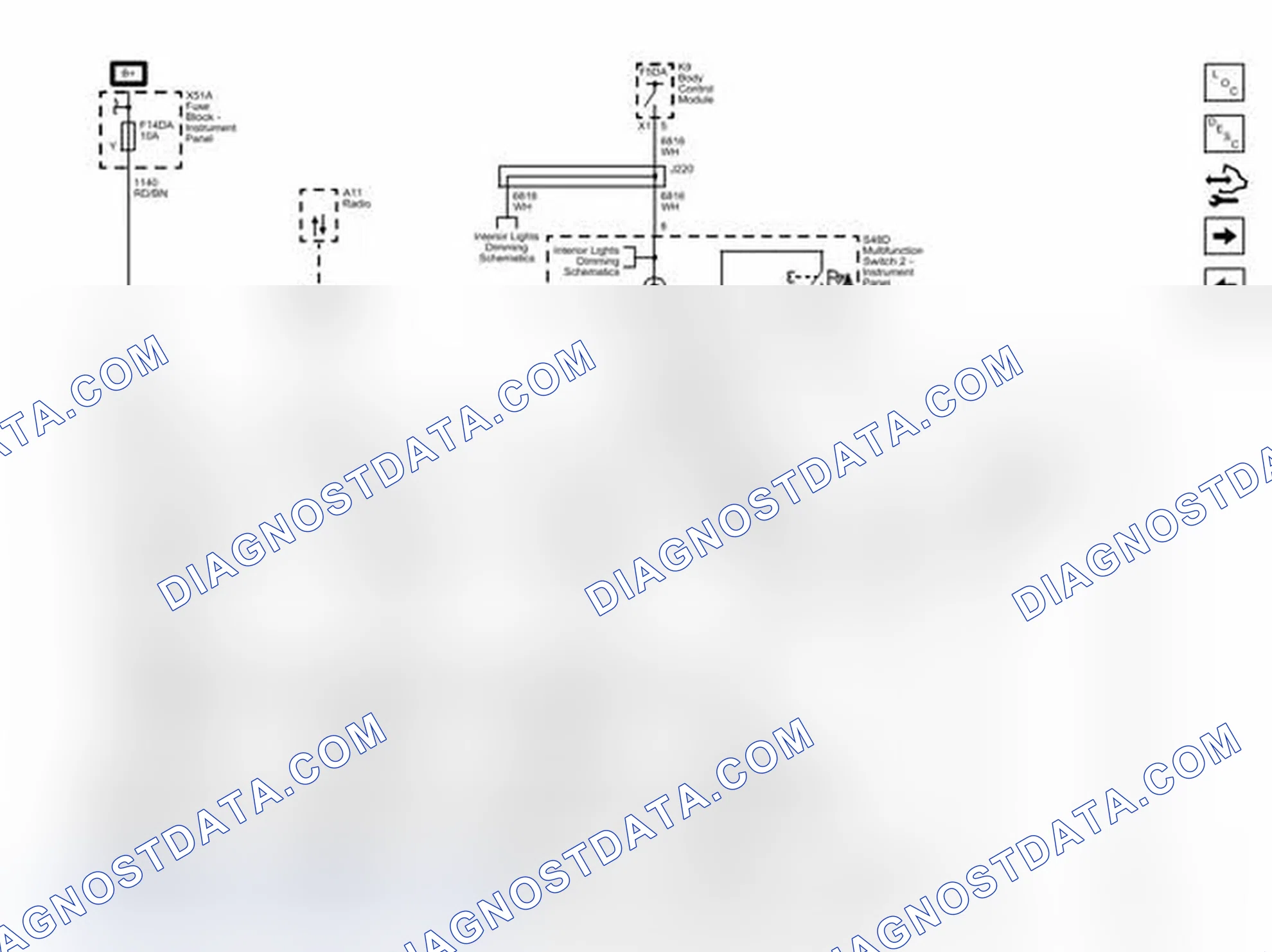 Scheme 4: Rear Sensors (UD5 or UD7)