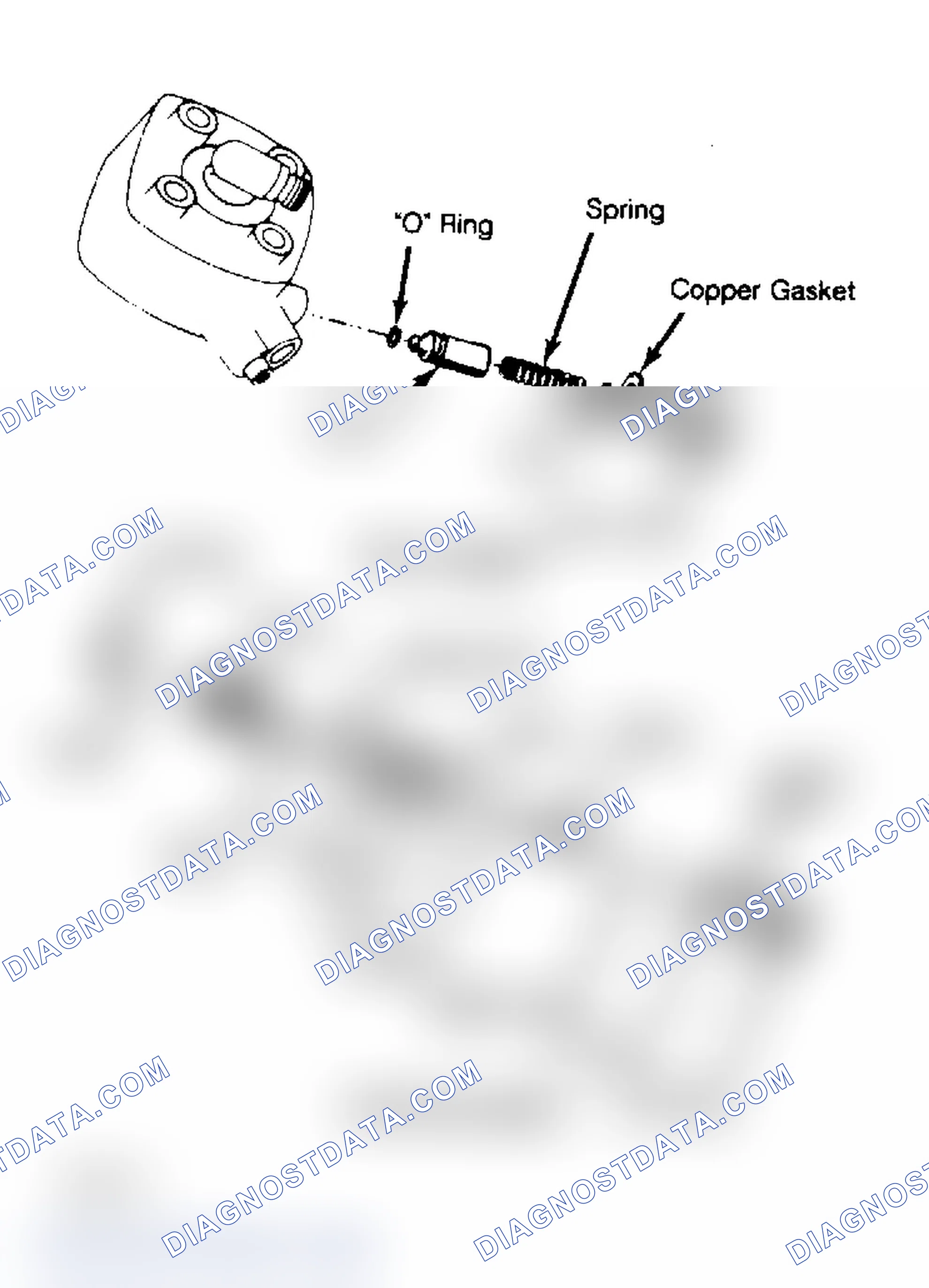 Scheme 29: Line Pressure Regulator Replace complete fuel distributor if piston is damaged.