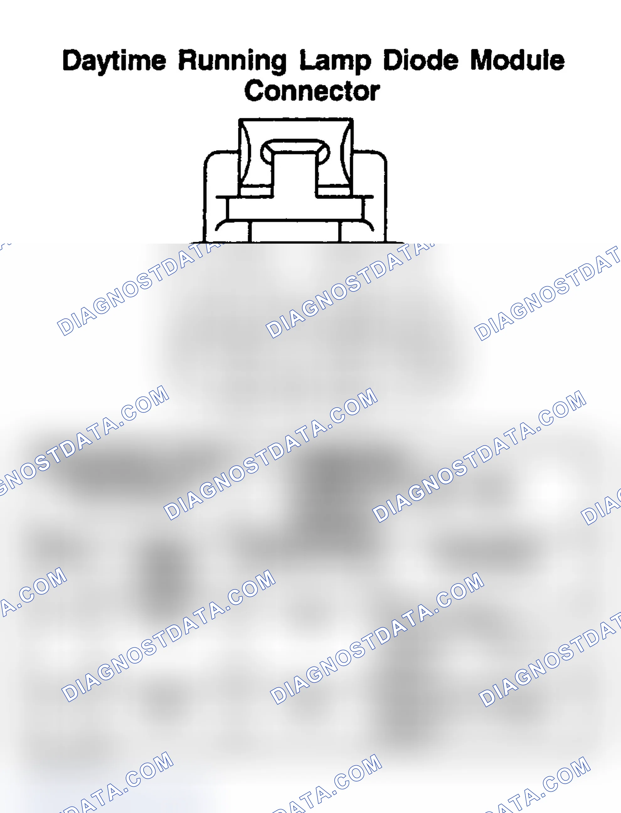 Scheme 137: DAYTIME RUNNING LAMP DIODE MODULE