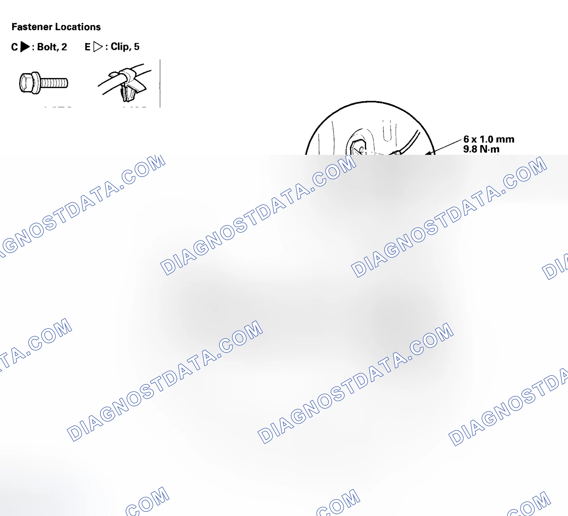 Scheme 2: Hood Opener Cable Replacement