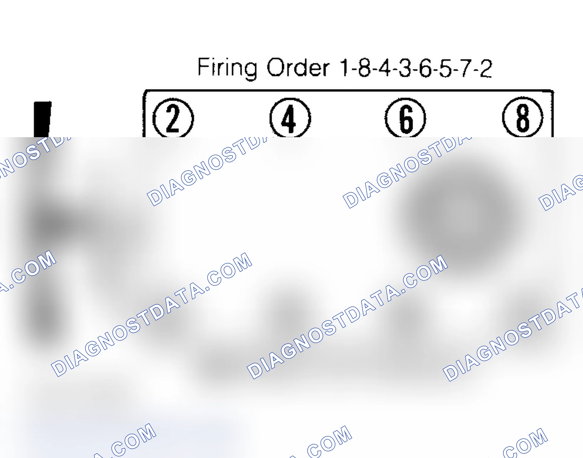Scheme 2: Firing Order & Timing Marks (5.0L, 5.7L & 7.4L)