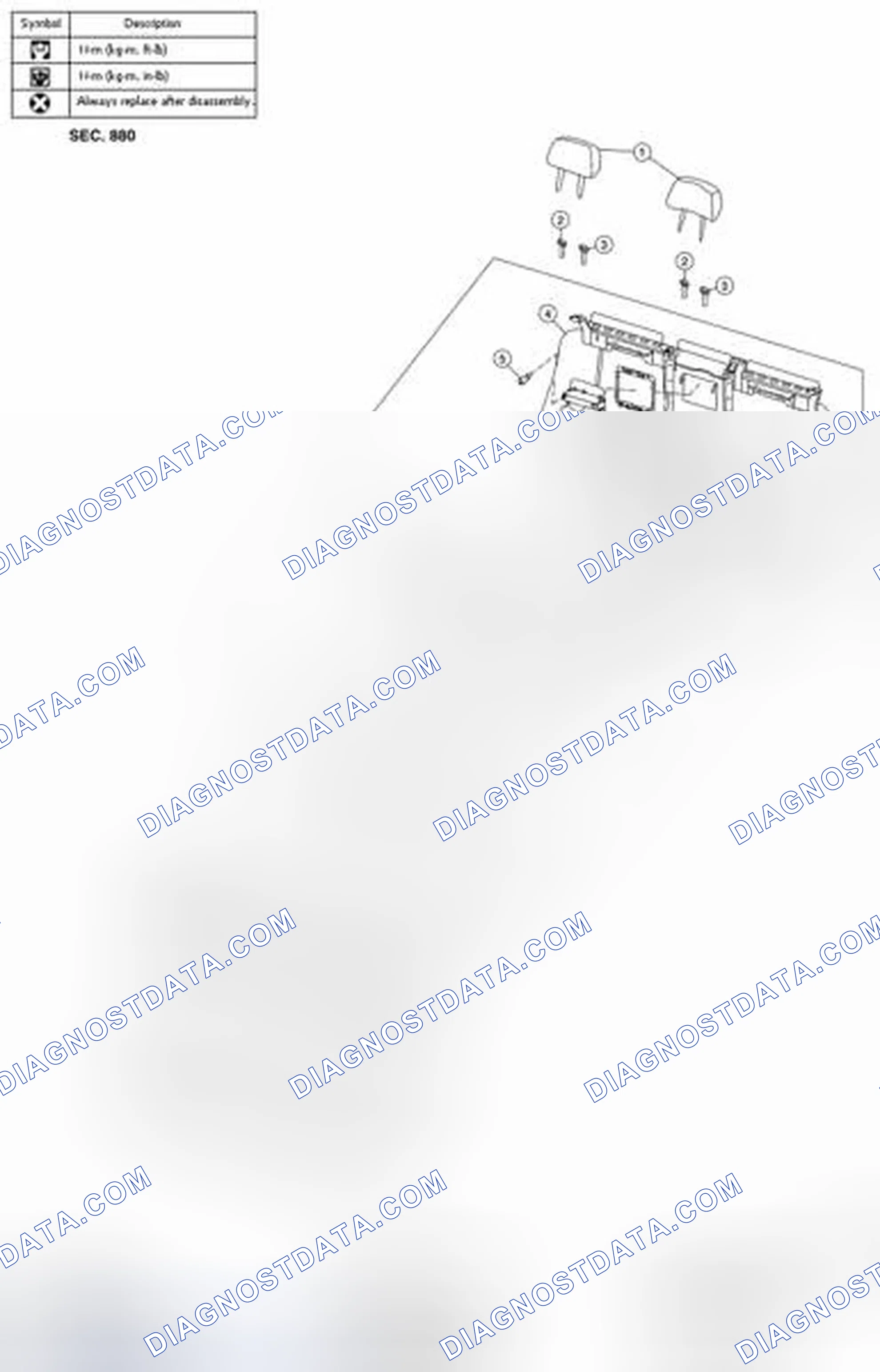 Scheme 39: Exploded View - Bucket Seat