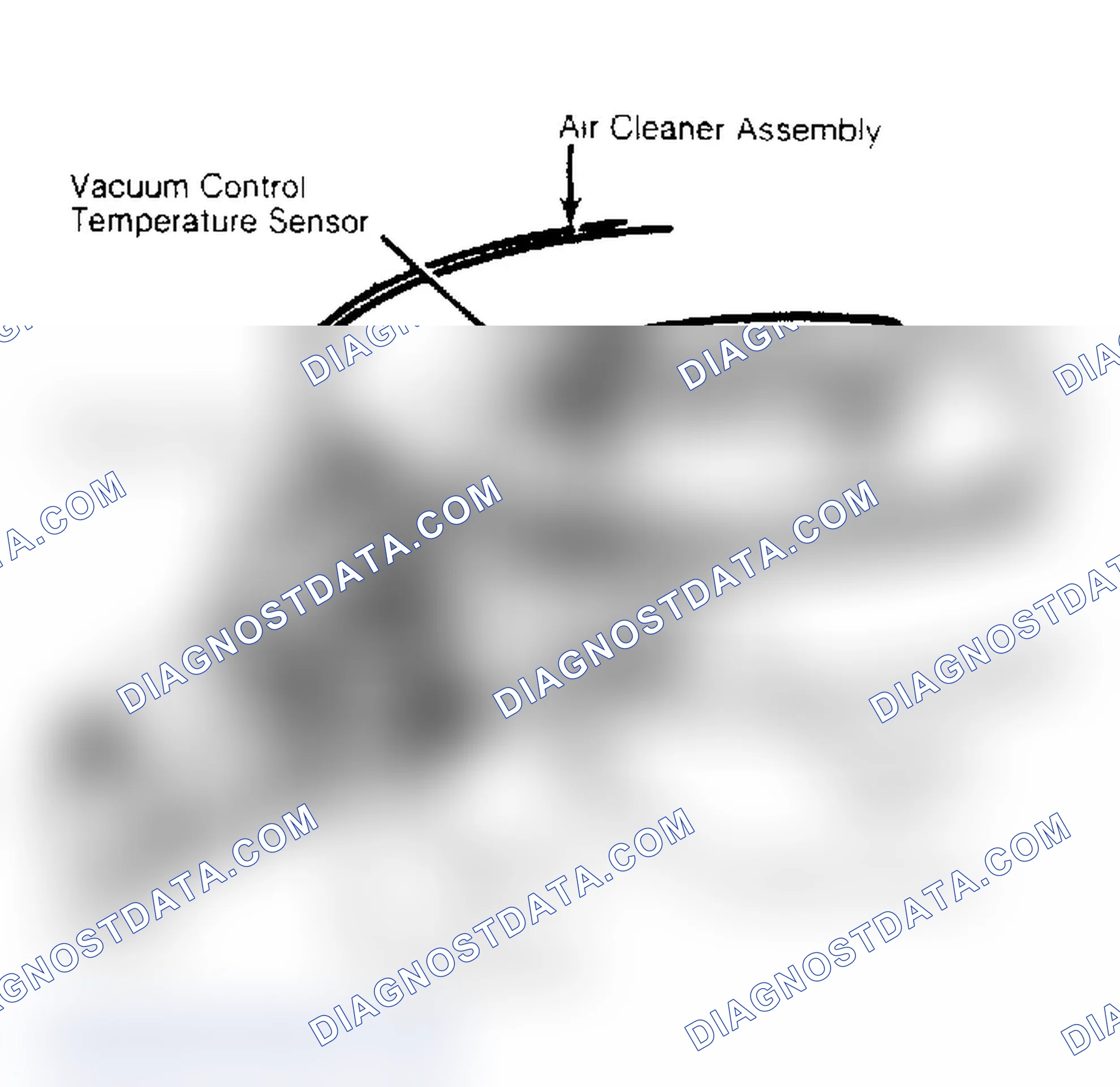 Scheme 49: Thermostatic Air Cleaner Assembly With Temperature Sensor & Vacuum Motor