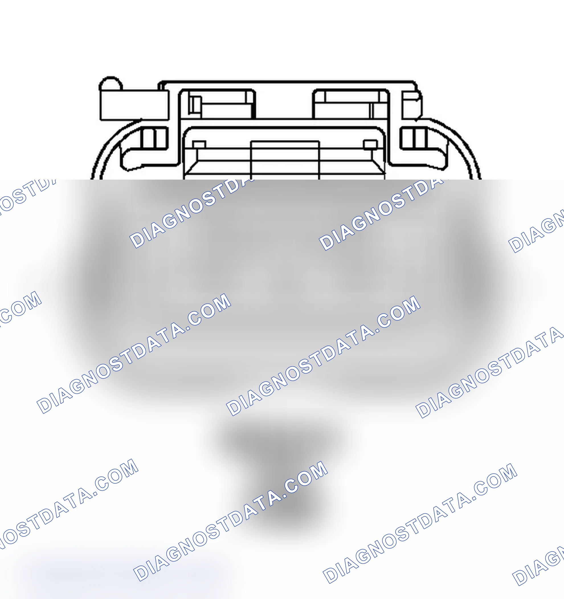 Scheme 38: Fuel Pump Module Connector End View