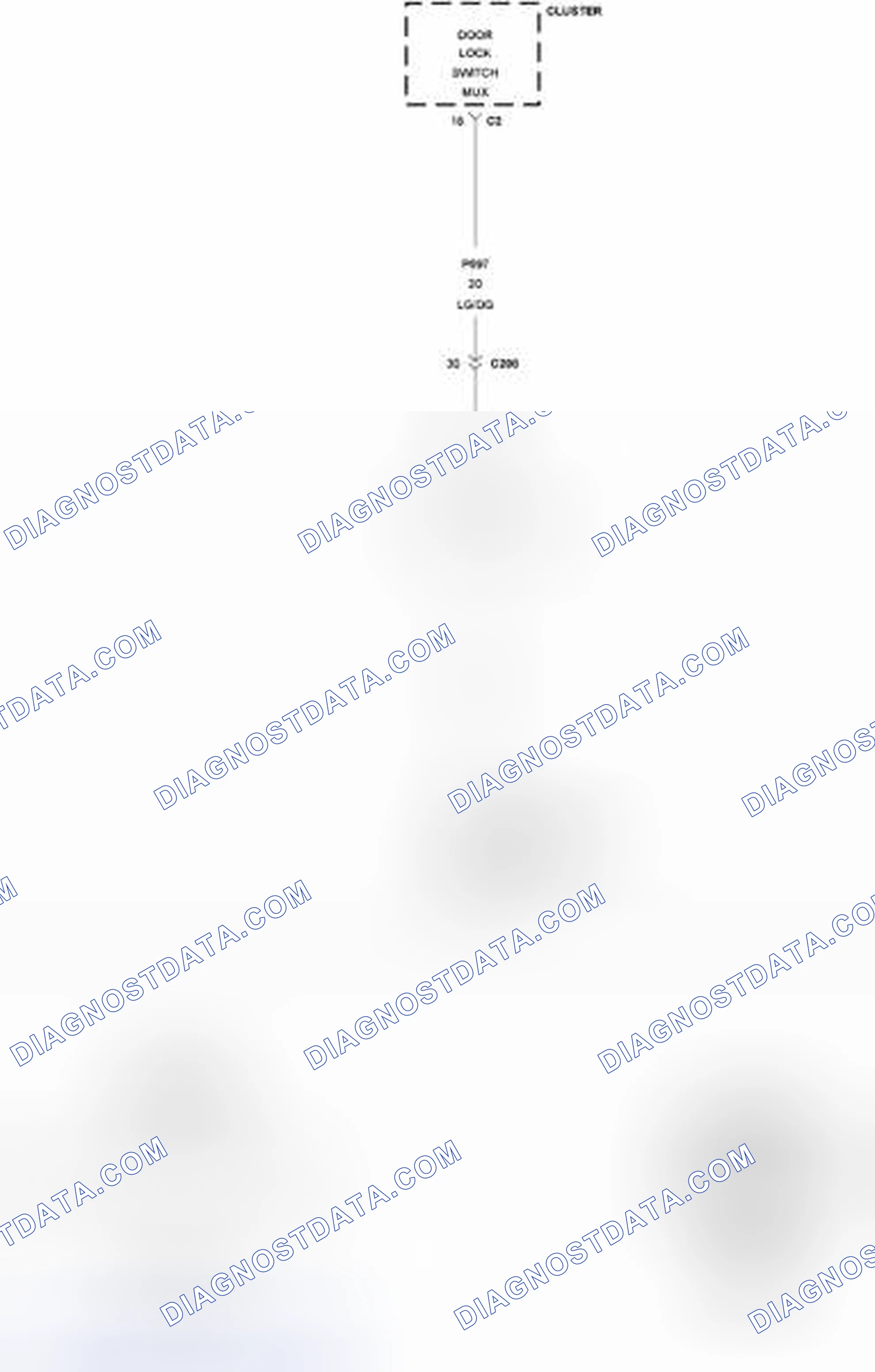 Scheme 30: B1800-DRIVER DOOR LOCK/UNLOCK SWITCH CIRCUIT PERFORMANCE