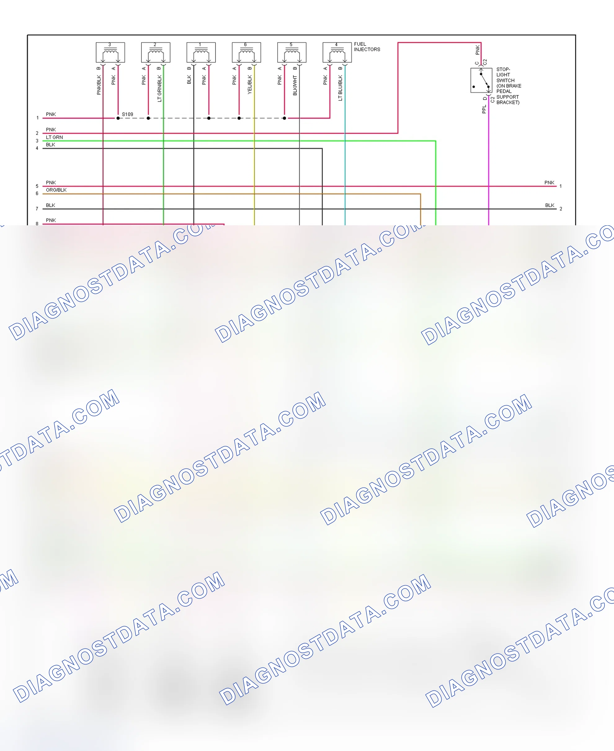 Scheme 45: PCM Wiring Diagram (Century - 3.1L - 2 Of 4)