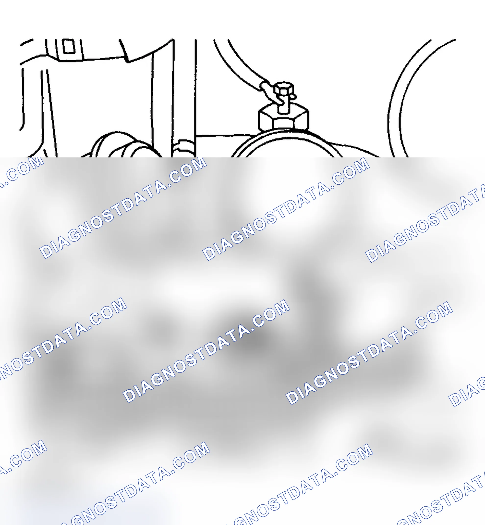 Scheme 891: Fuel Injection Control Module Harness Assembly Removal