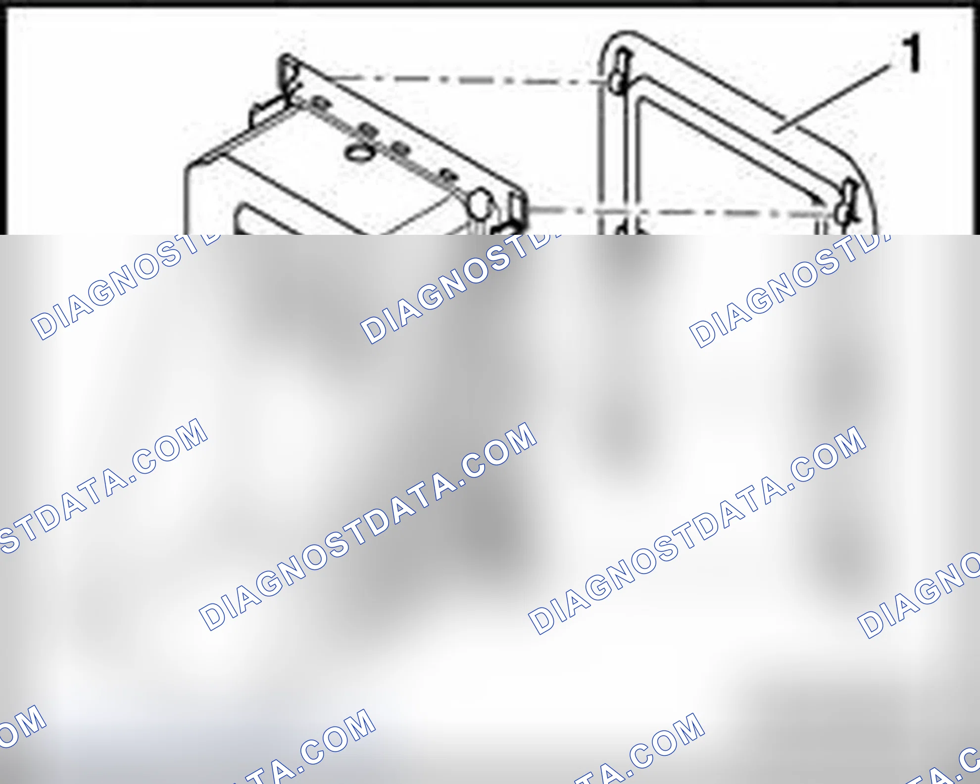 Scheme 274: Removing and installing trim for through-load bag