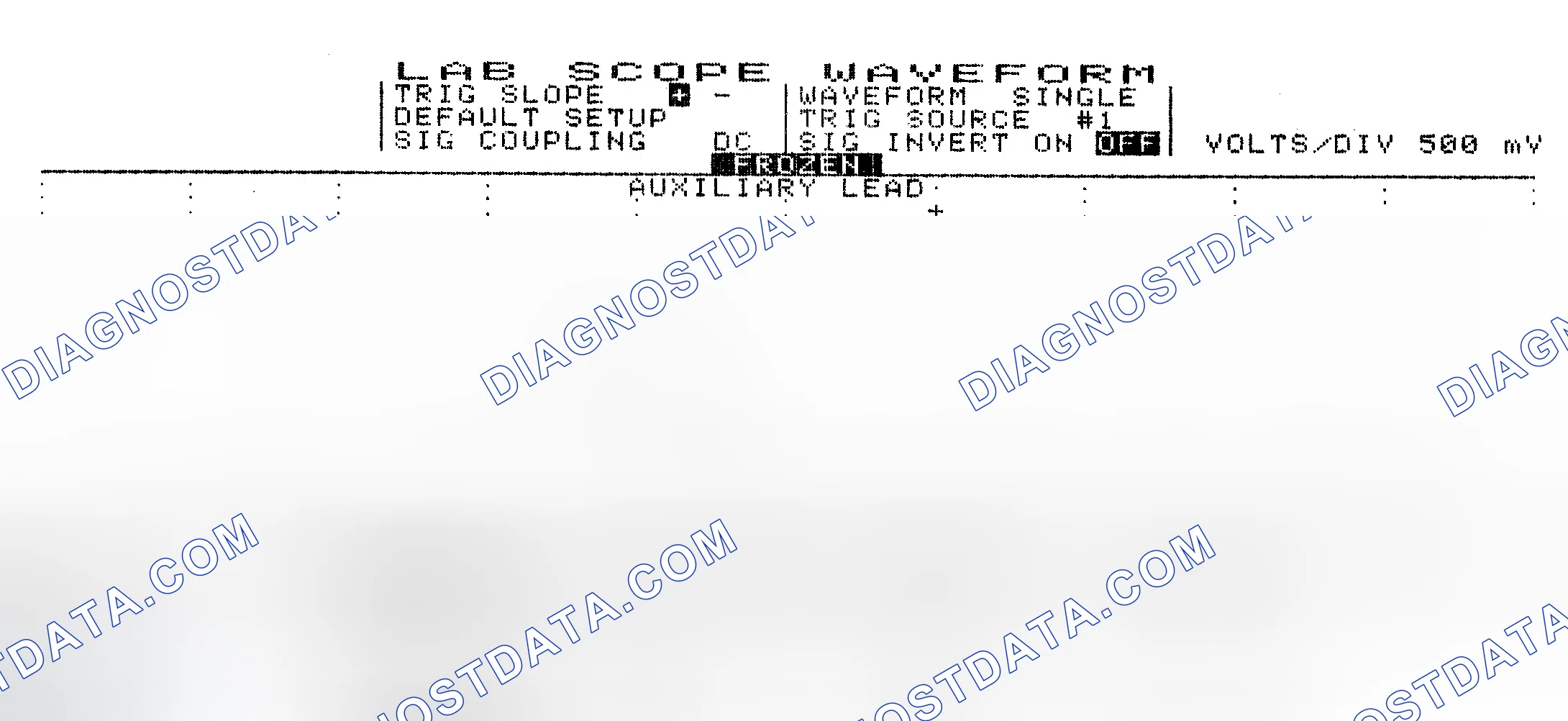 Scheme 10: Single Injector w/Excessive Current Flow - Current Pattern
