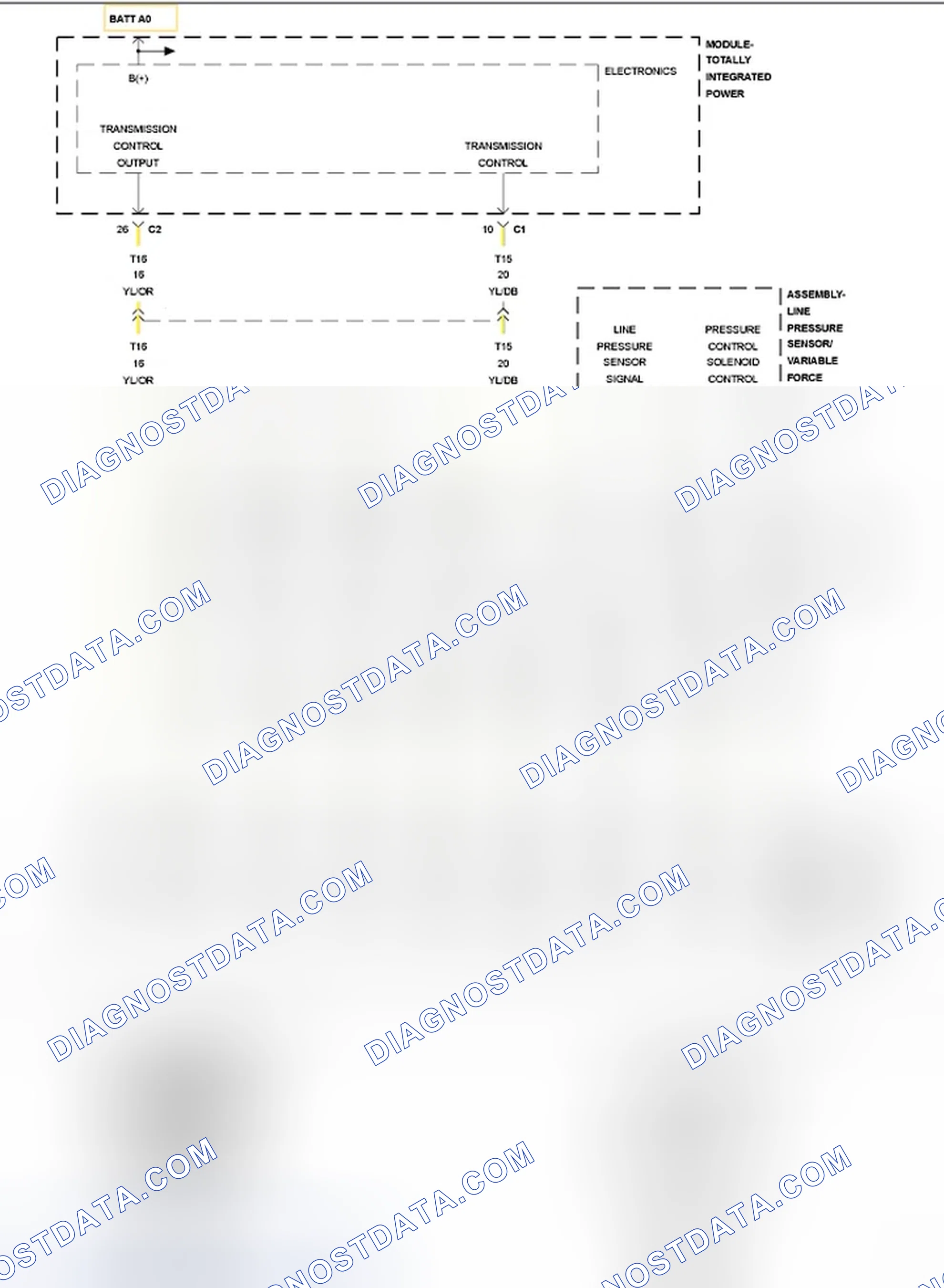 Scheme 785: P0750-LR SOLENOID CIRCUIT