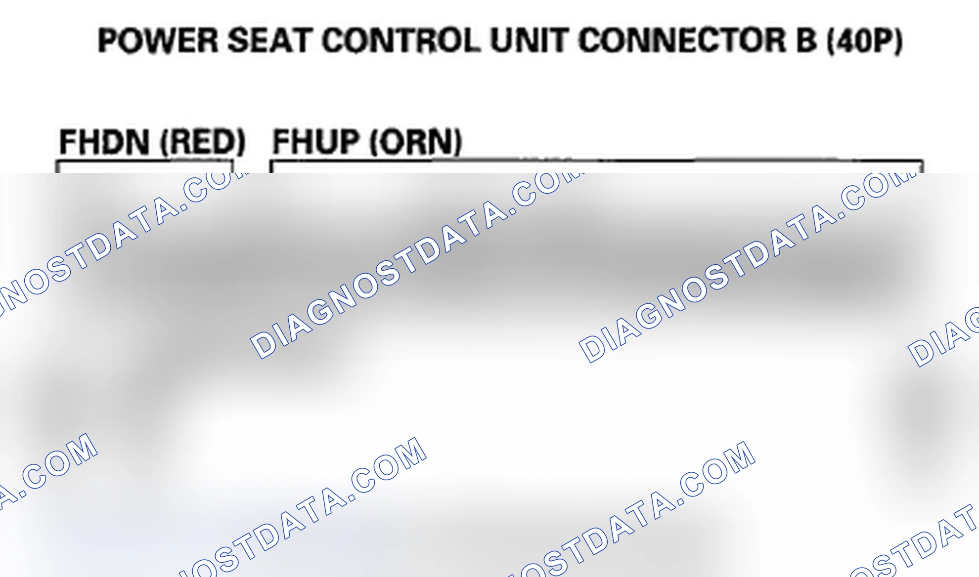 Scheme 75: DTC B1846: Power Seat Front Up-Down Switch Circuit Malfunction