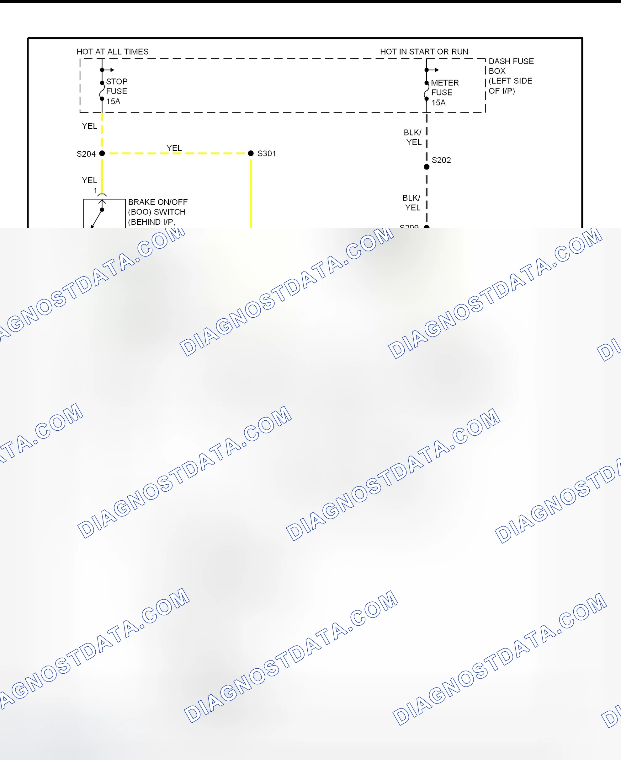 Scheme 134: Shift Interlock System Wiring Diagram (1997 Aspire)