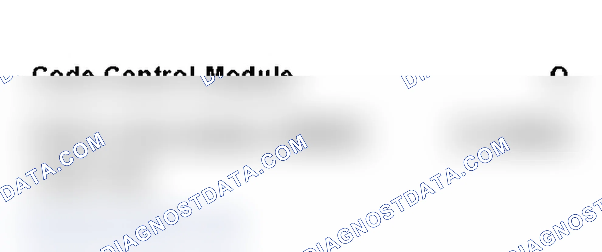 Scheme 117: Identifying VAG1551 Scan Tool Display - Code Control Module (2 Of 5)