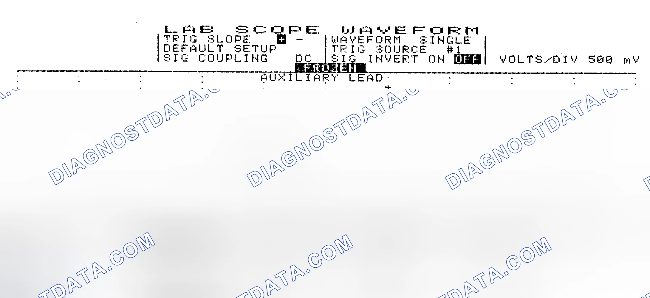 Scheme 10: Single Injector w/Excessive Current Flow - Current Pattern