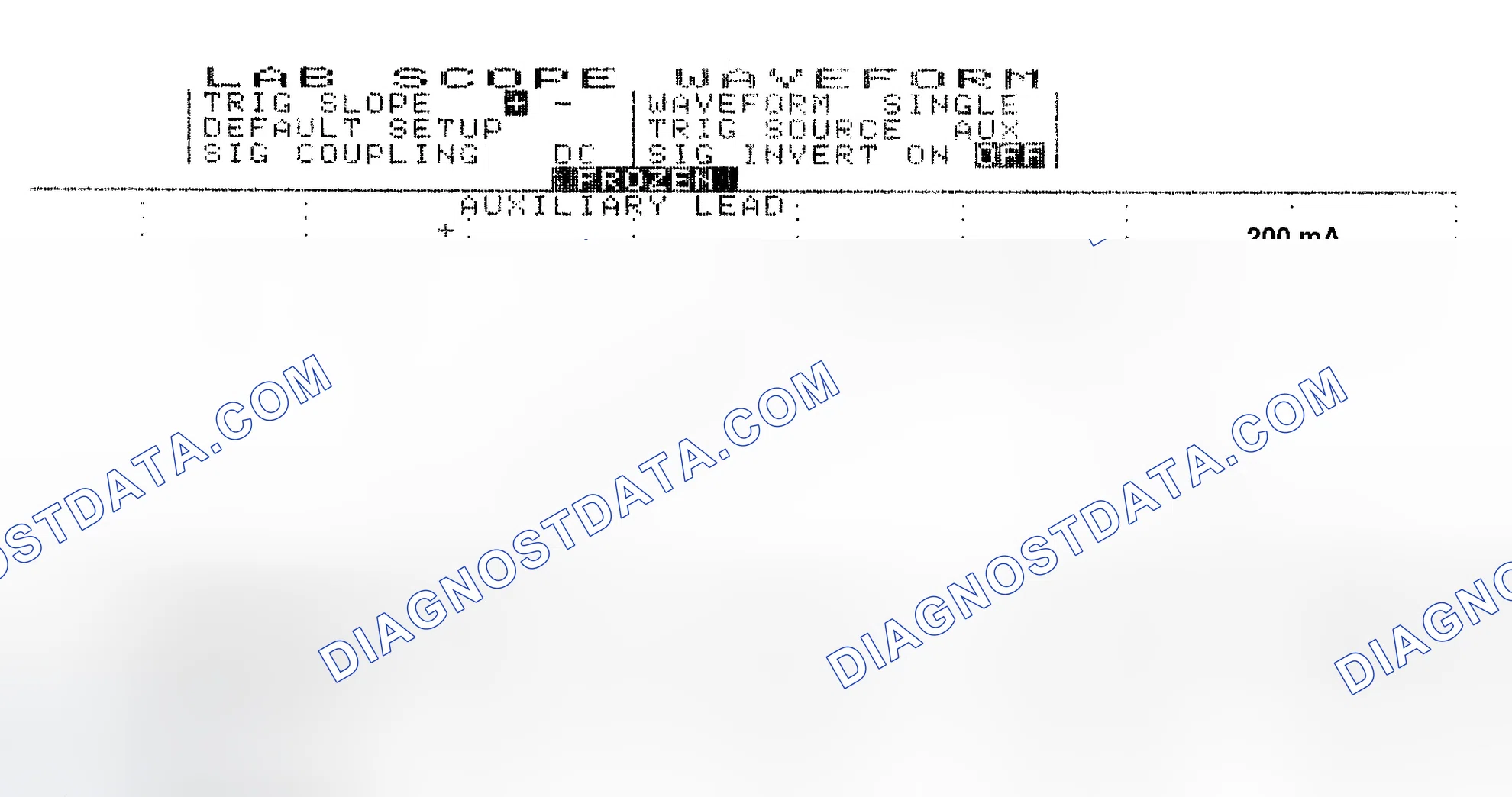 Scheme 13: Single Injector w/Normal Current Flow - Current Pattern