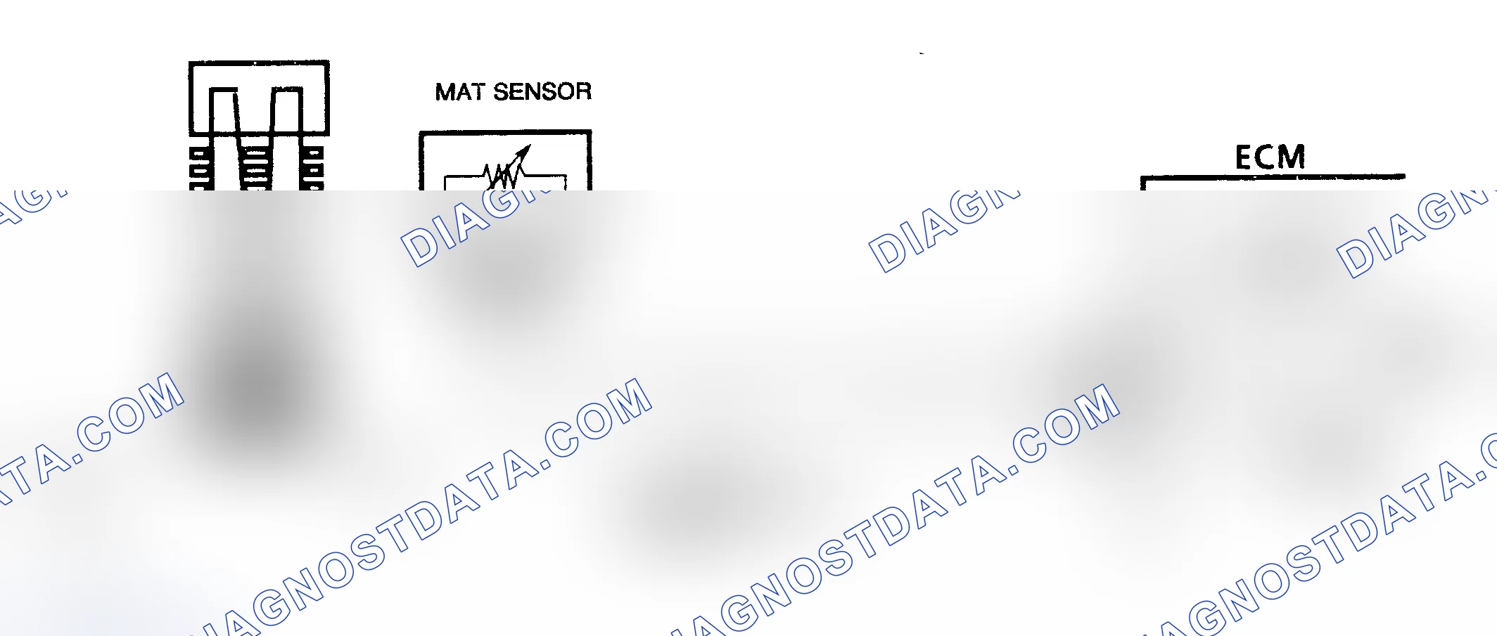 Scheme 16: Code 23 Schematic (3.1L) IAT Sensor Signal Voltage High (Low Temp Indicated)