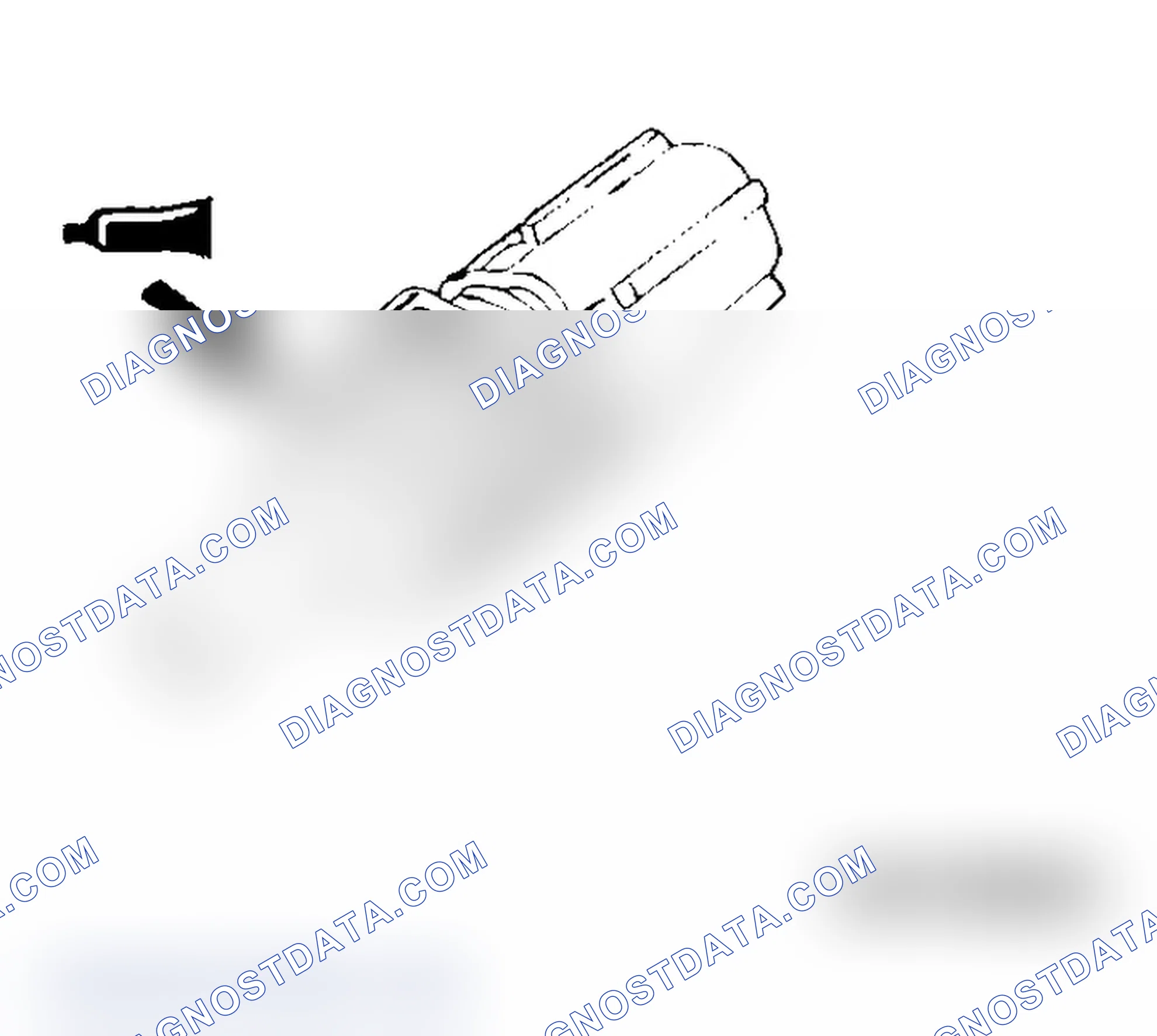 Scheme 264: >>G<< ENGINE COOLANT TEMPERATURE SENSOR INSTALLATION