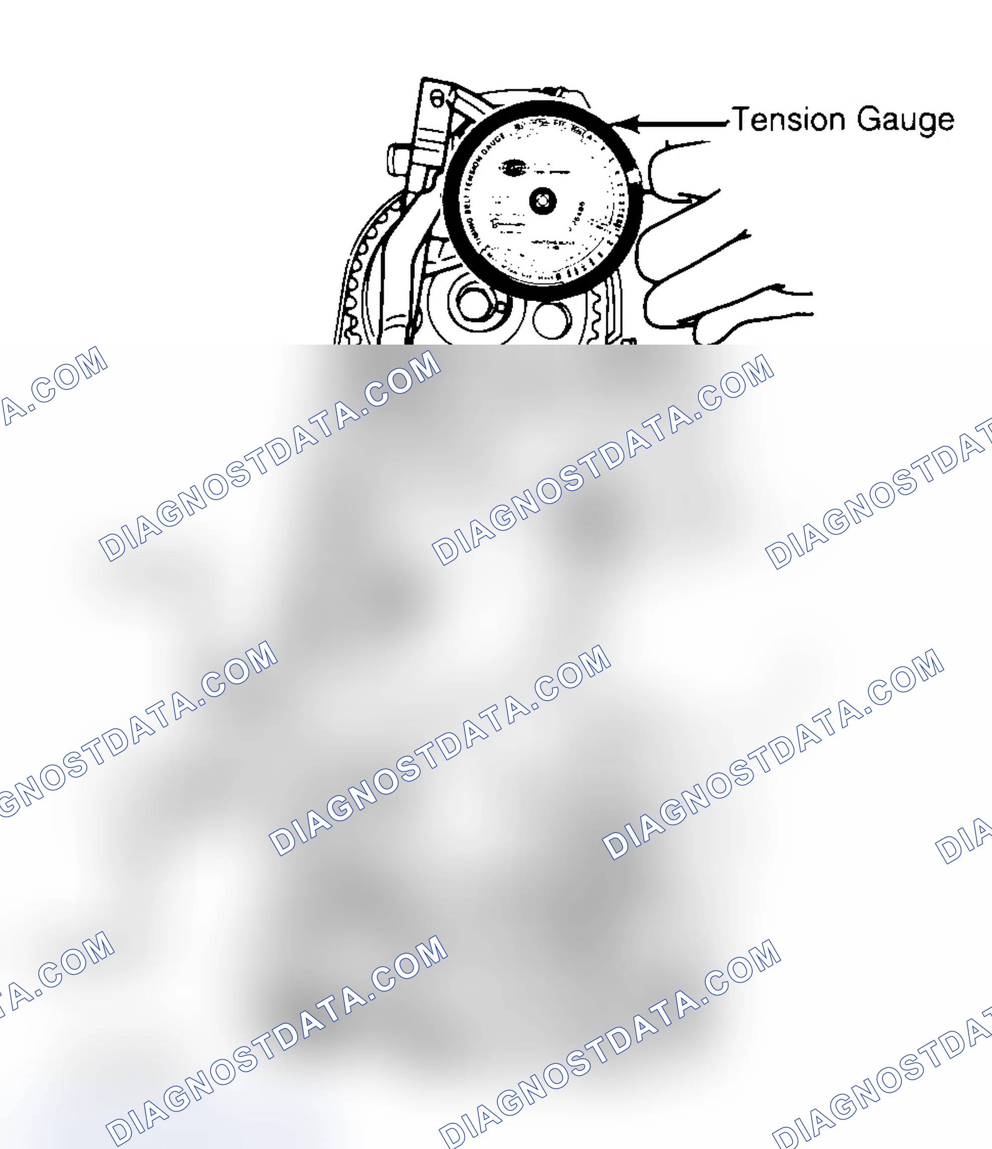 Scheme 28: Adjusting Typical Timing Belt Tension