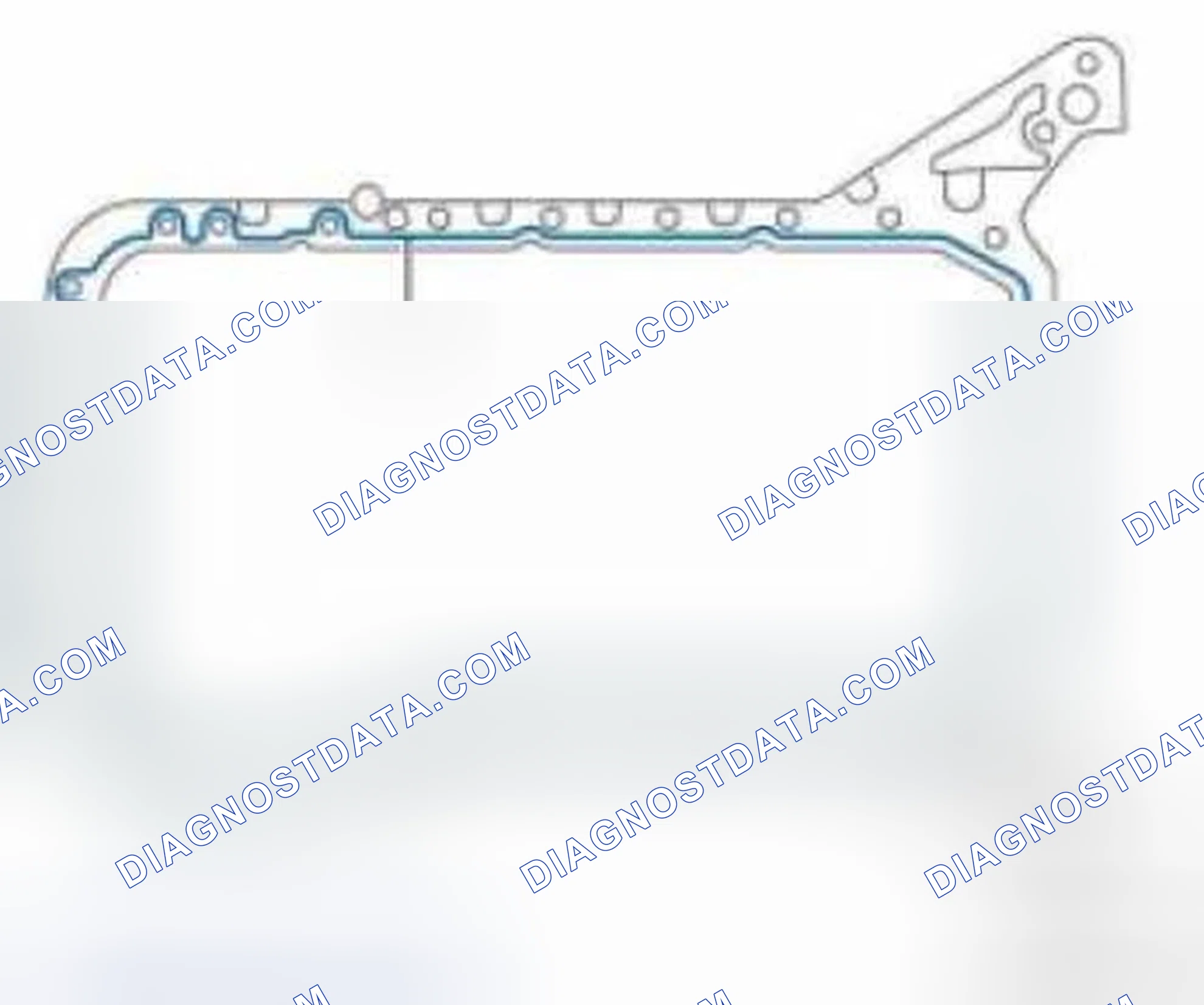 Fig. 22: Identifying Application Of Sealant To Top Part Of Oil Pan - Engine 112