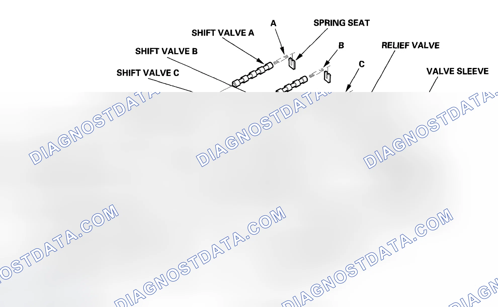 Scheme 498: Main Valve Body Disassembly, Inspection, and Reassembly