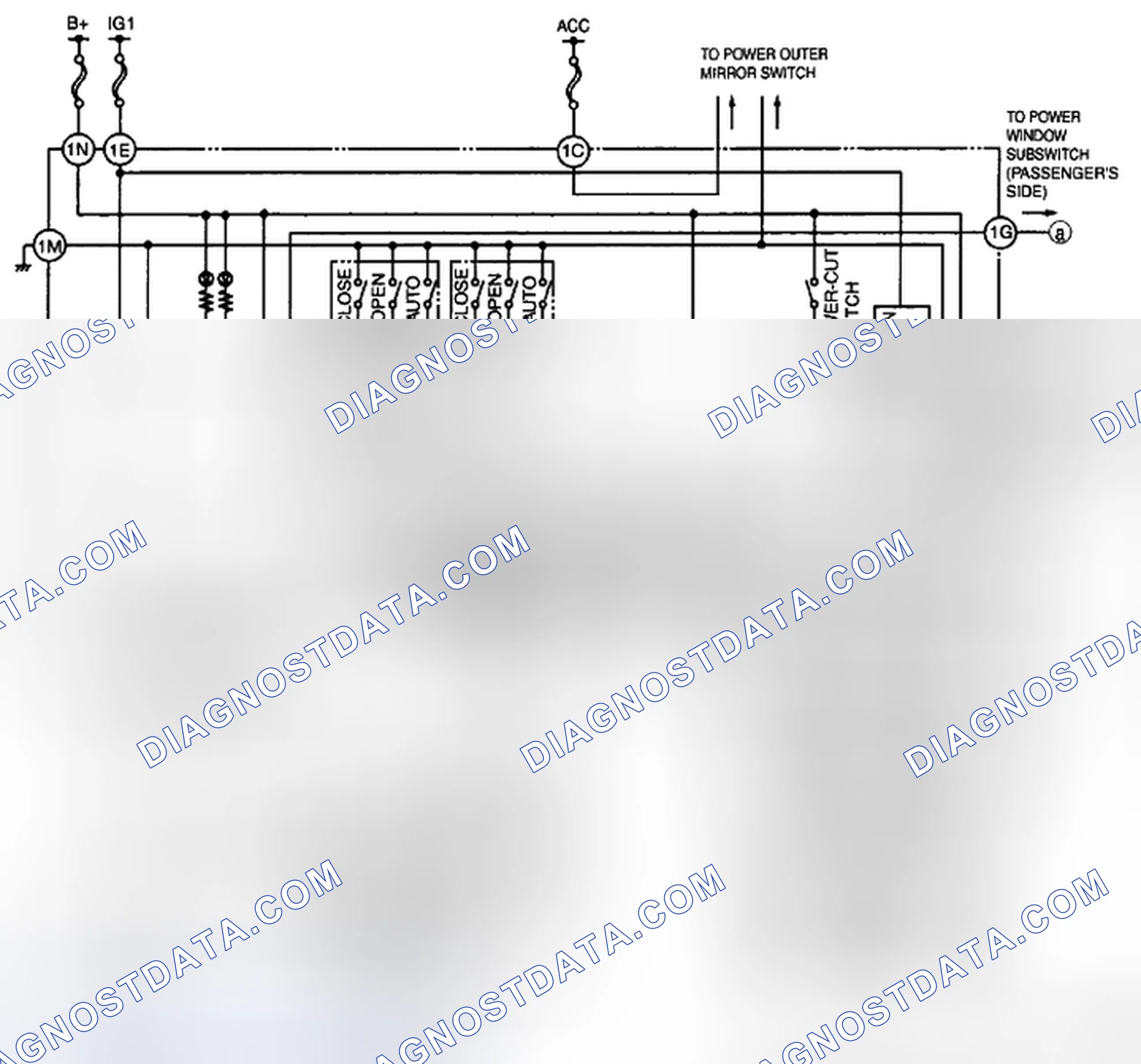 Scheme 2: Power Window Main Switch