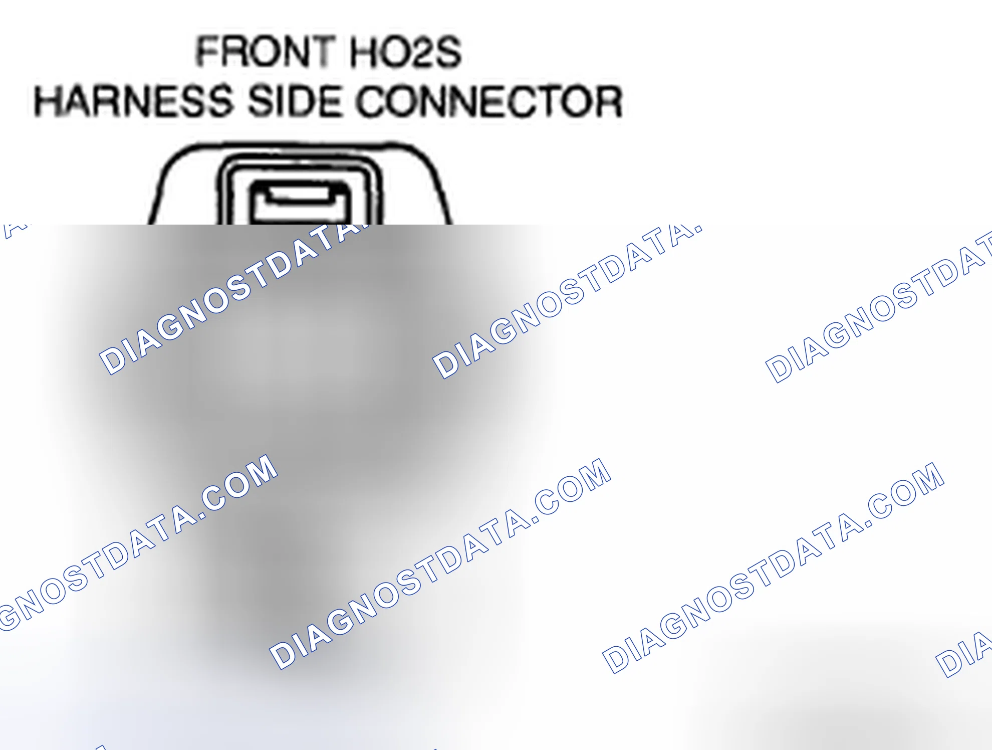 Scheme 56: Front HO2S circuit open/short inspection (sensor)
