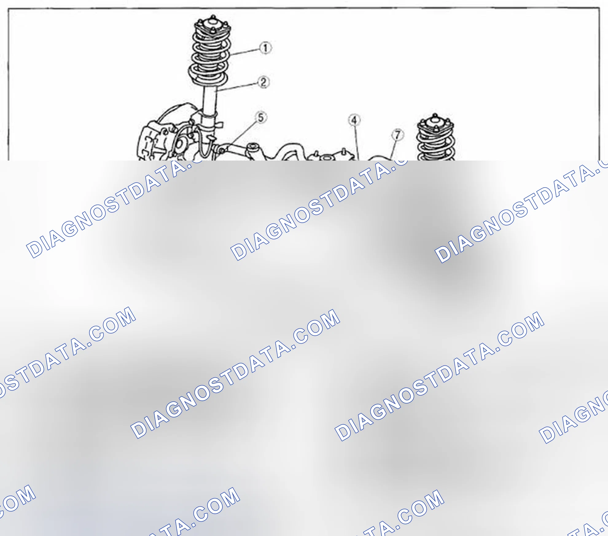 Scheme 1: FRONT SUSPENSION LOCATION INDEX