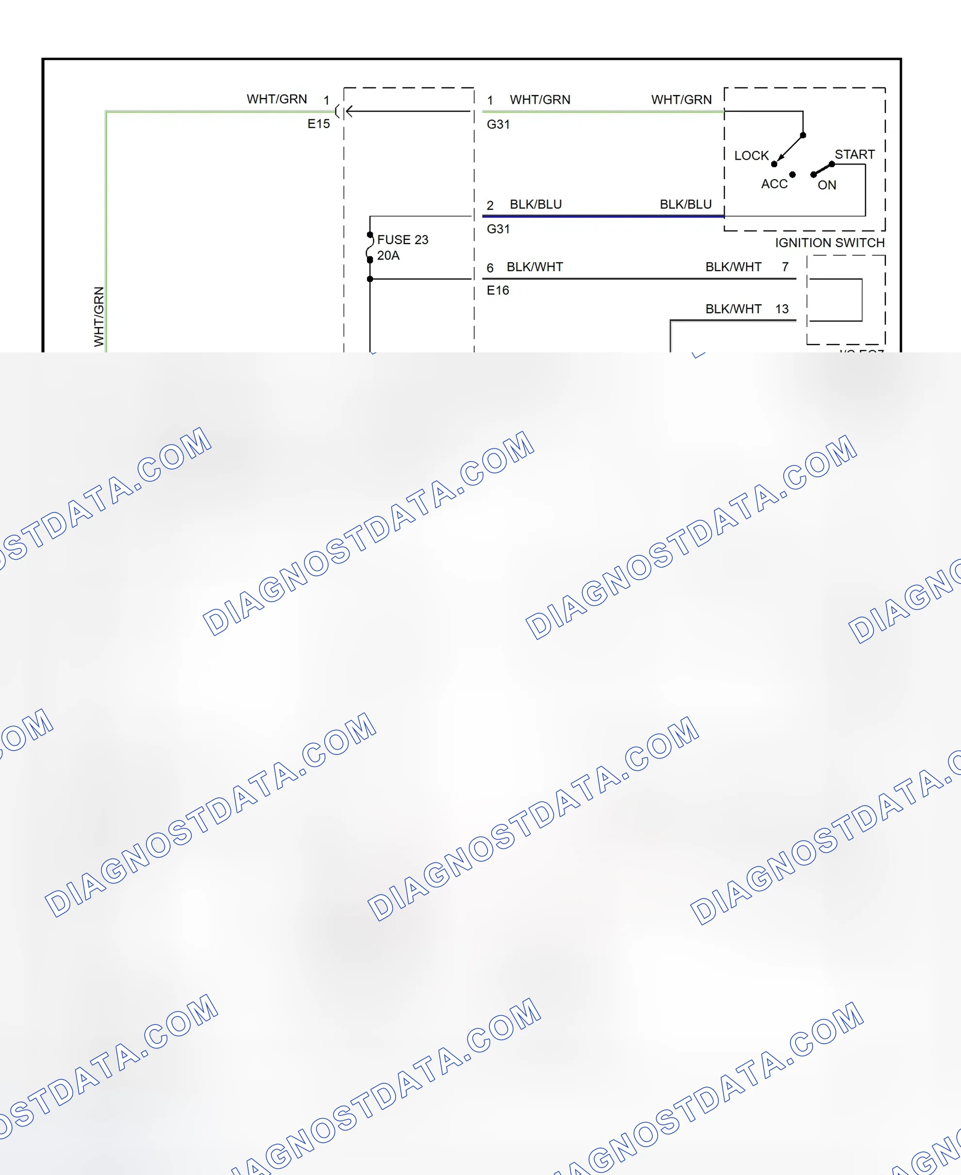 Scheme 1: Charging System Wiring Diagram (Esteem)