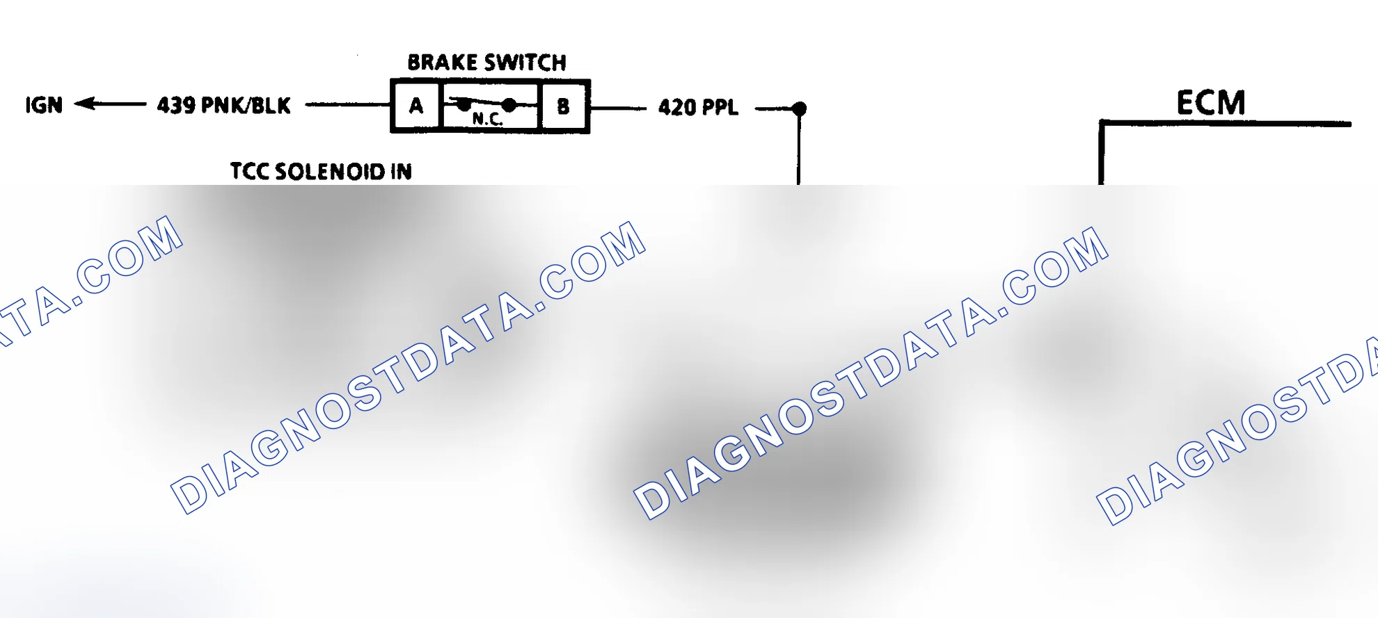 Scheme 211: CHART C-8A, 3T40 TORQUE CONVERTER CLUTCH ELECTRICAL DIAGNOSIS 2.3L PFI N & W BODIES