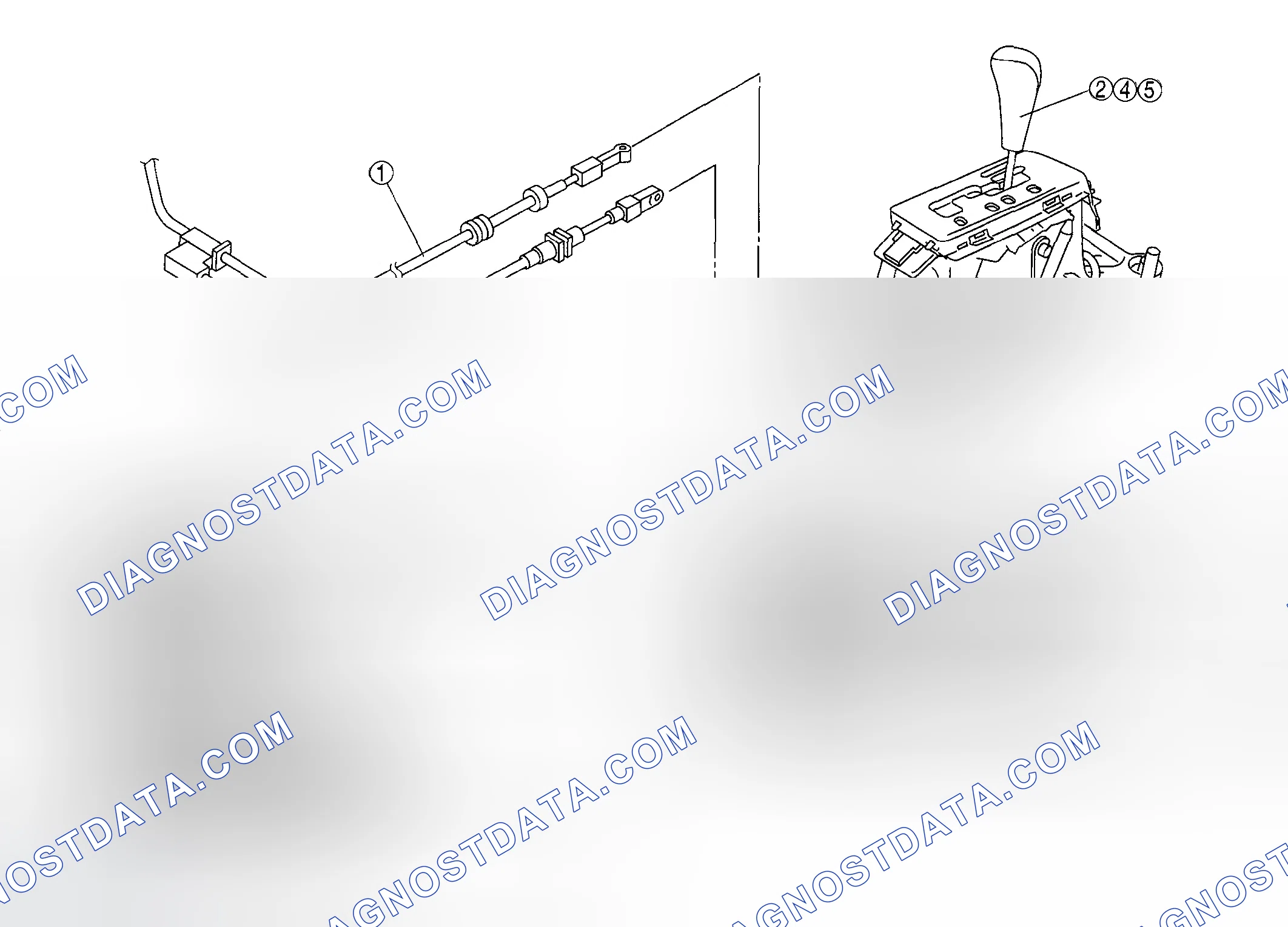 Scheme 803: AUTOMATIC TRANSAXLE SHIFT MECHANISM LOCATION INDEX