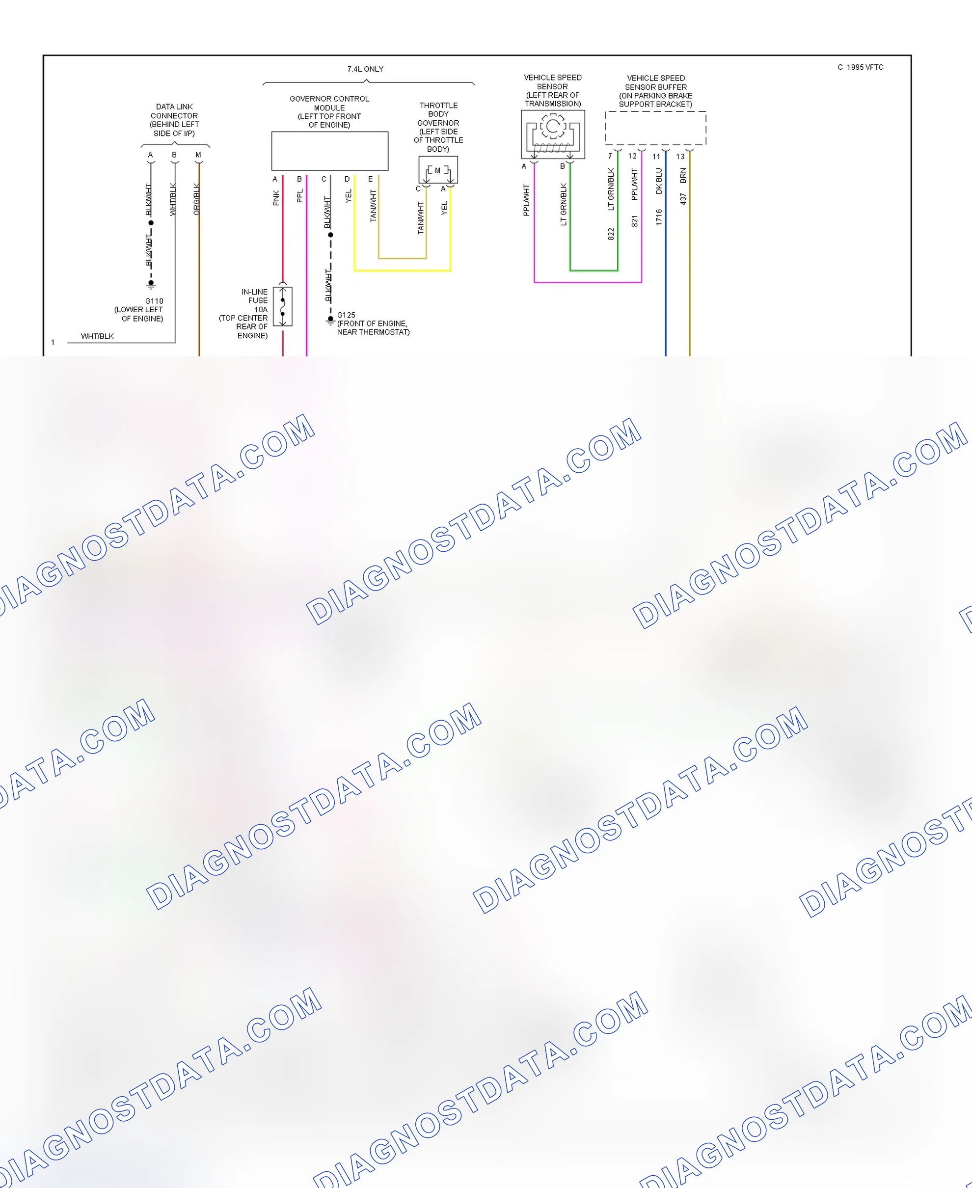 Scheme 266: Wiring Diagram (Van - 7.4L With 4L80-E - 3 Of 3)