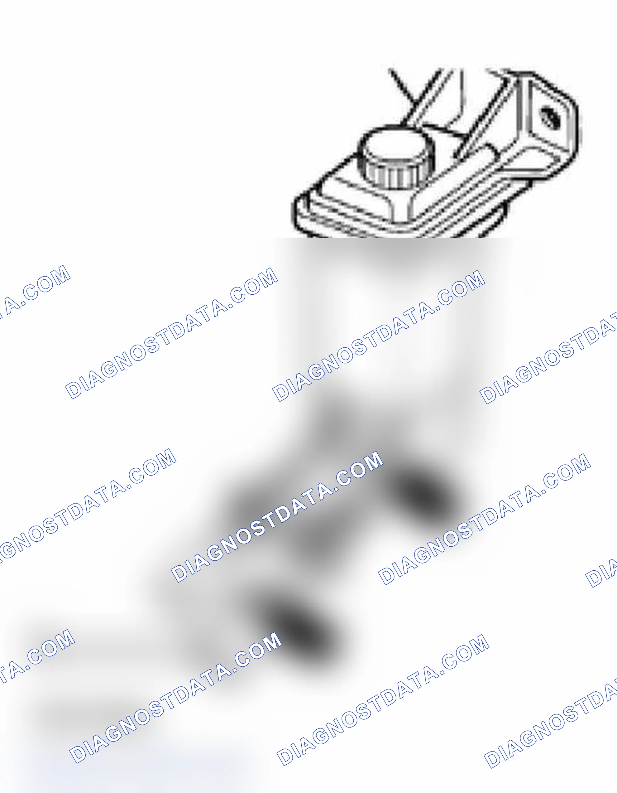 Scheme 11: Installation position, intake hose at power steering fluid reservoir, valid for all engines