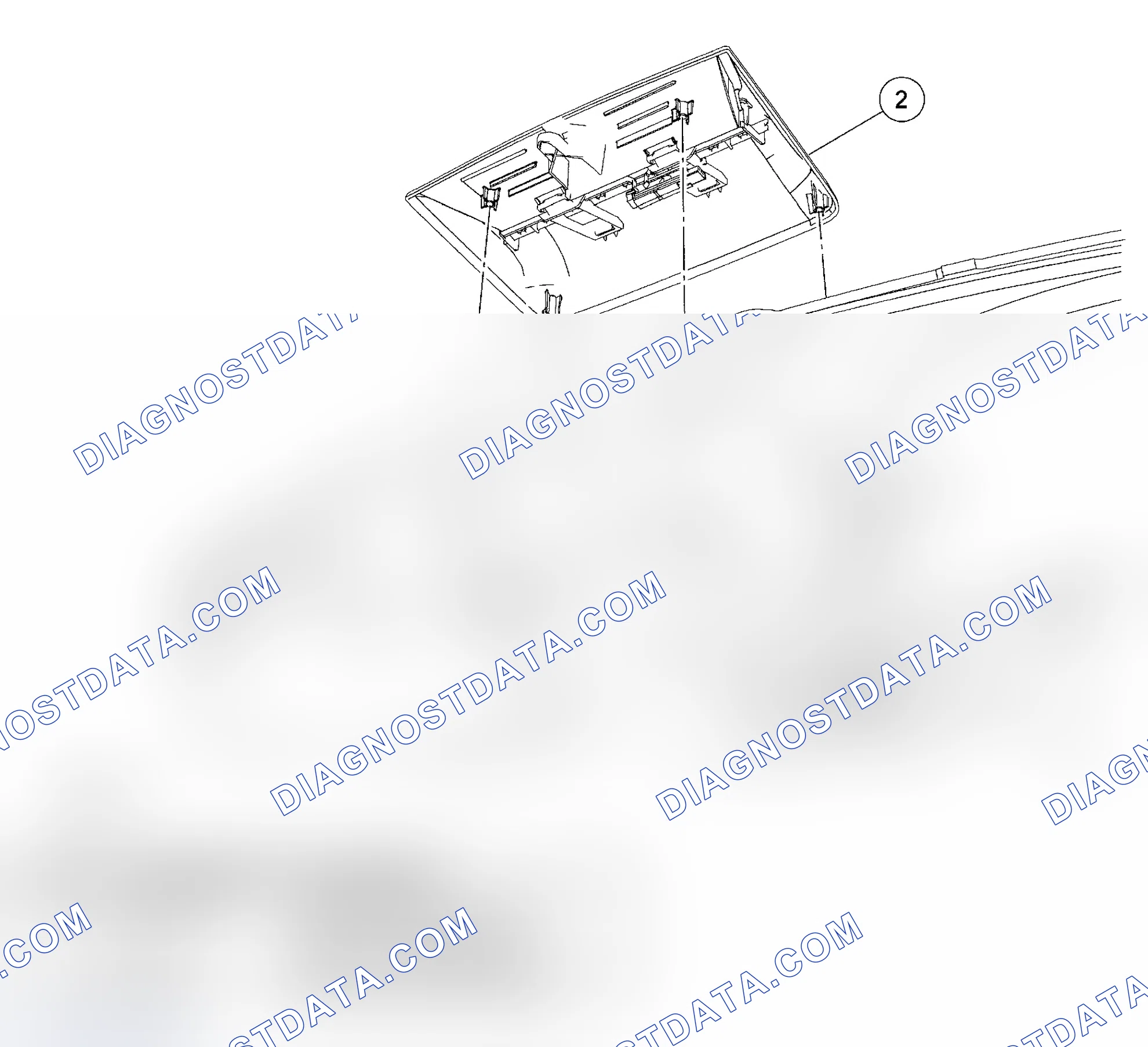 Scheme 108: High Mounted Stoplamp - Five Hundred, Montego